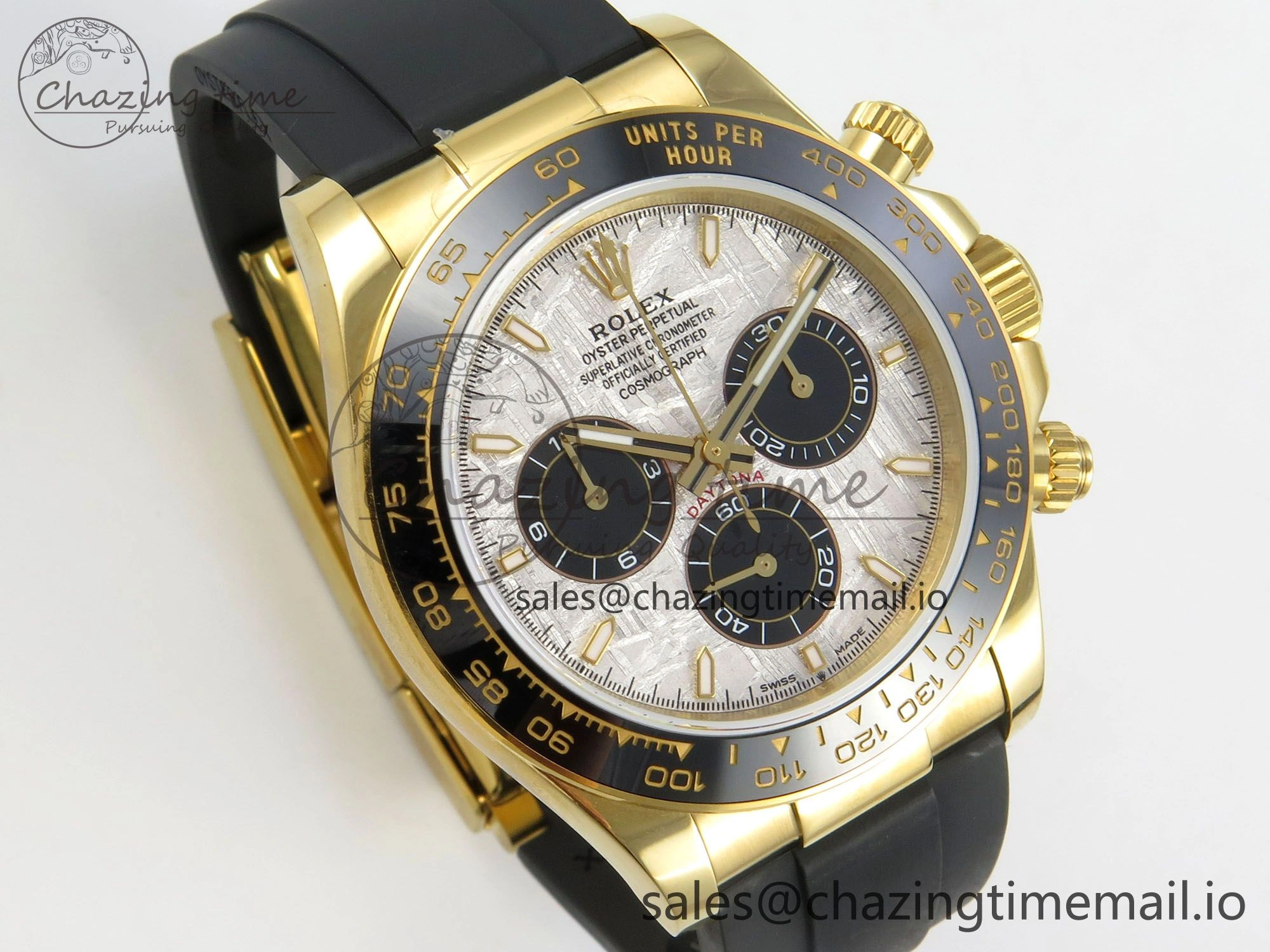 Daytona 126518 Gain Weight SWF 1:1 Best Edition Meteorite Dial Stick Markers on Oysterflex Strap SH Classic 152