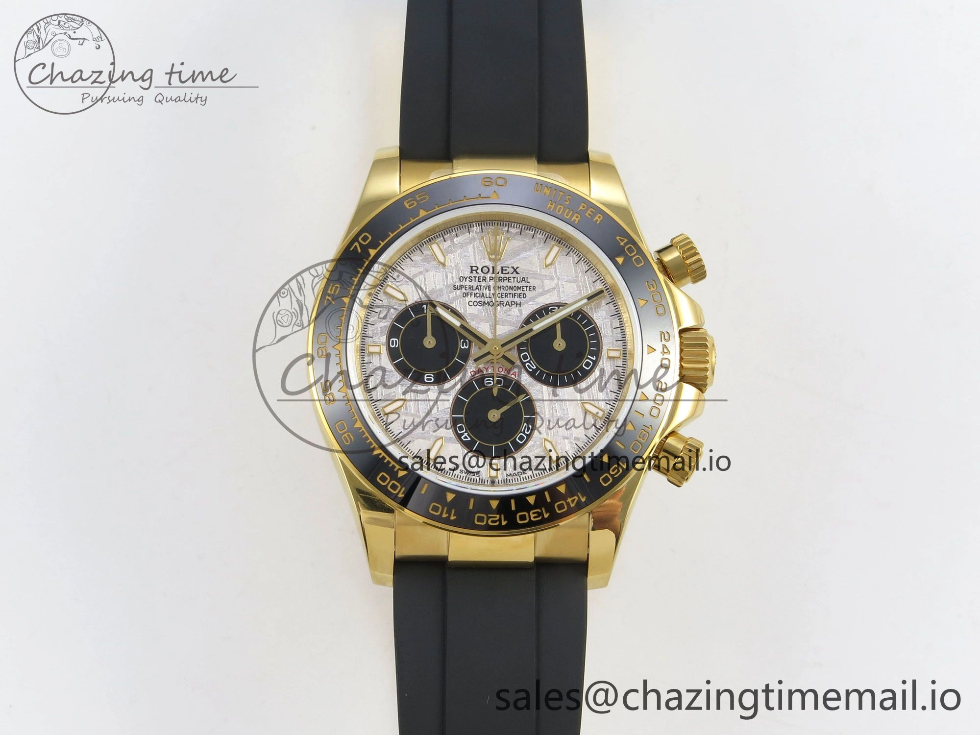Daytona 126518 Gain Weight SWF 1:1 Best Edition Meteorite Dial Stick Markers on Oysterflex Strap SH Classic 152