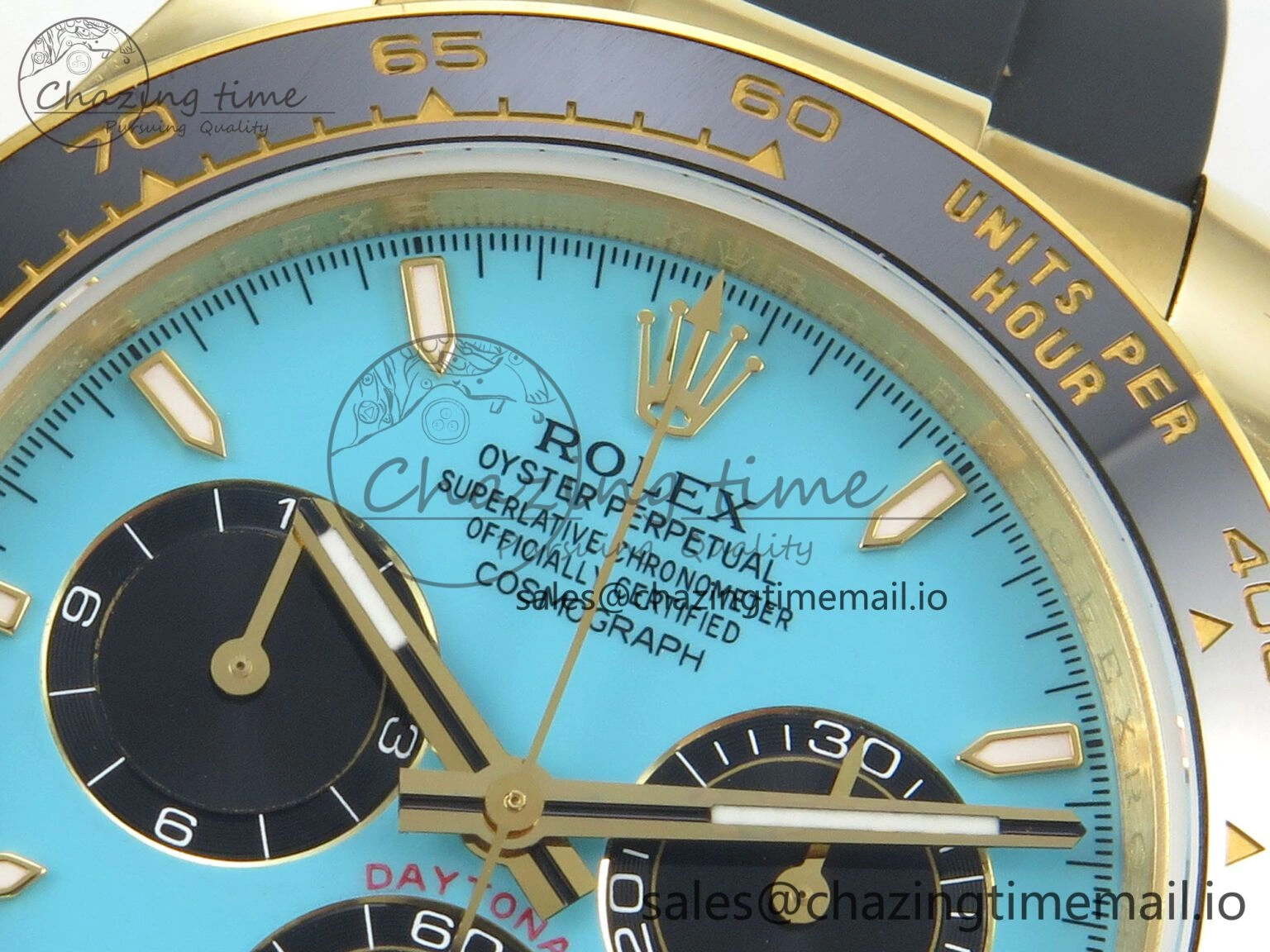 Versatile Daytona 126518 Gain Weight SWF 1:1 Best Edition Tiffany Turquoise Blue Dial Sticks Markers on Oysterflex Strap SH 10820