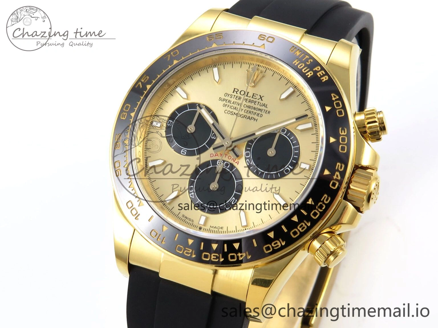 Flexible Daytona 126518 LN APSF 1:1 Best Edition YG Dial on Oysterflex Strap SH4131（Gain Weight） 1030