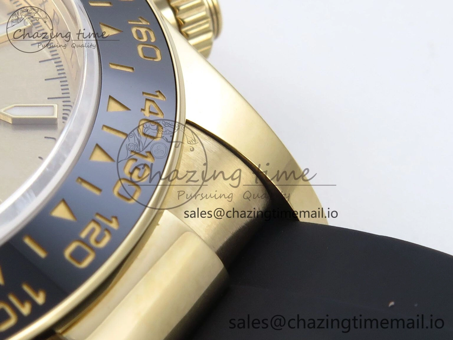 Daytona 126518 LN QF+ 1:1 Best Edition 904L Steel YG Dial on Black Rubber Strap SH Thermal 866