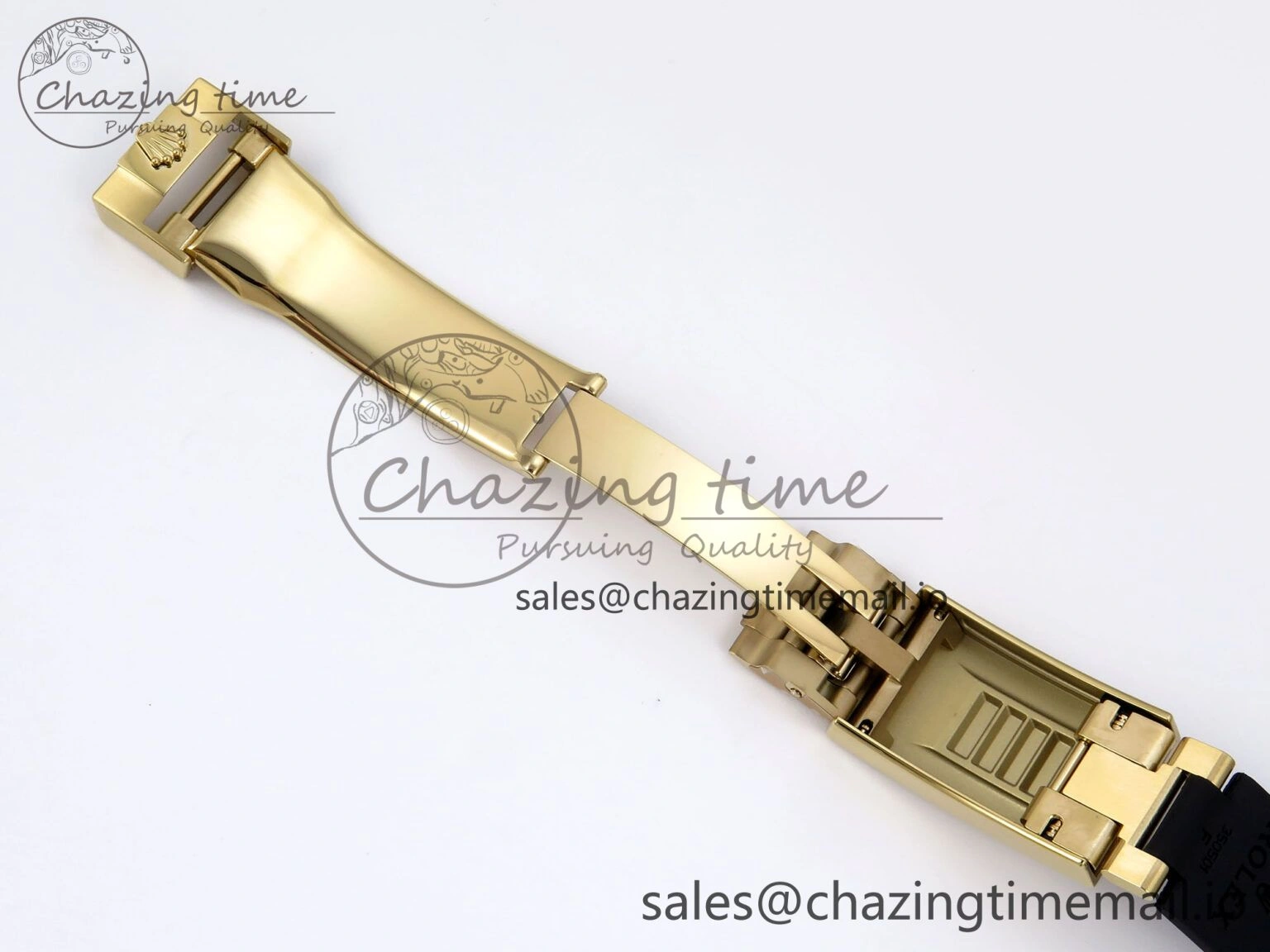 Daytona 126518 LN QF+ 1:1 Best Edition 904L Steel YG Dial on Black Rubber Strap SH Thermal 866