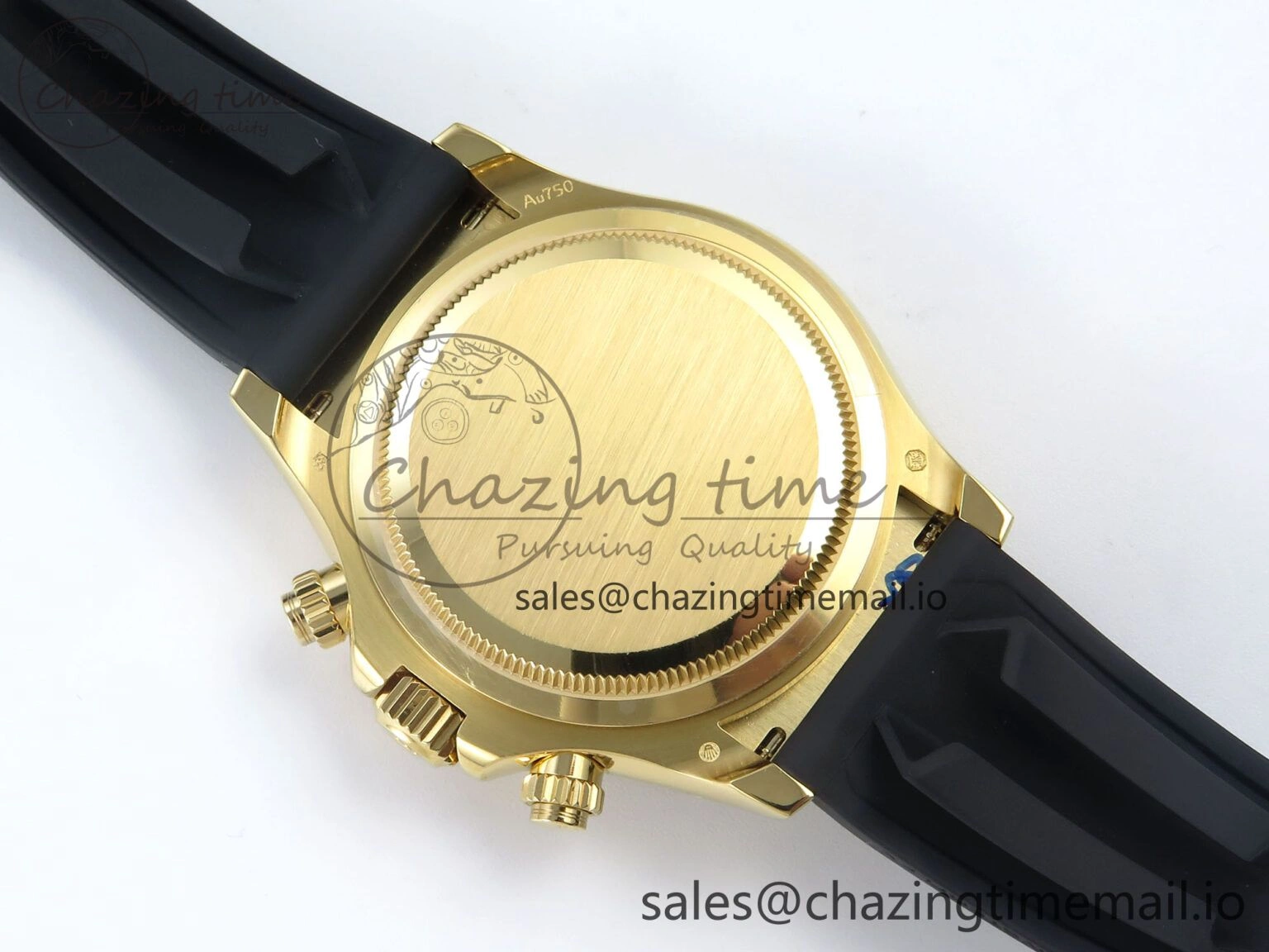TopPick Daytona 126518 QF 1:1 Best Edition Black Dial on Oysterflex Strap QF4131 V 346