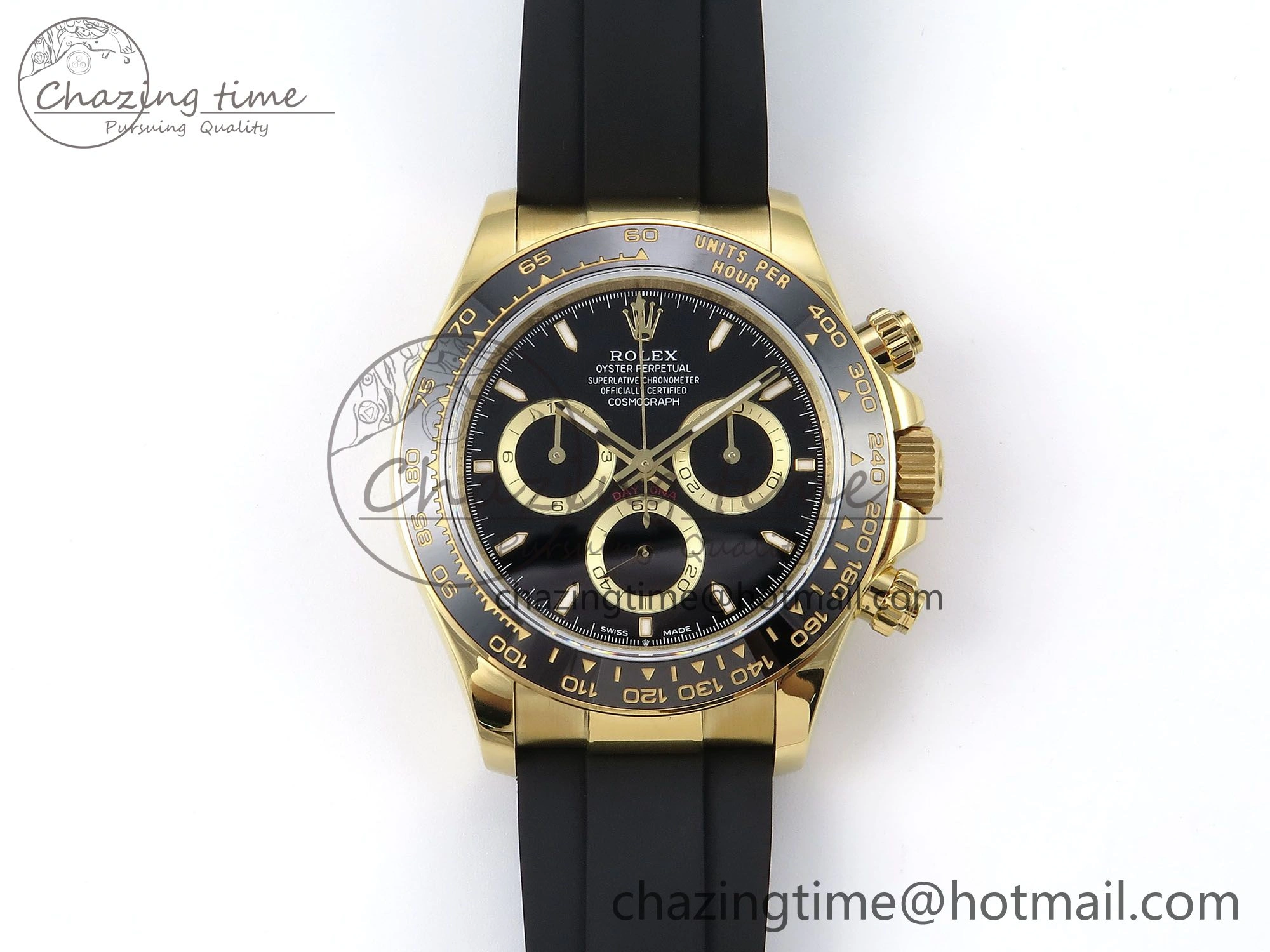 HighQuality Daytona 126518 QF 1:1 Best Edition Black Dial on Oysterflex Strap SH4131 V 1308