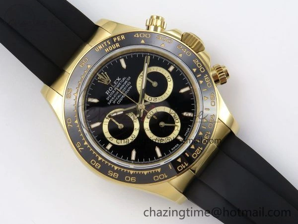 HighQuality Daytona 126518 QF 1:1 Best Edition Black Dial on Oysterflex Strap SH4131 V 1308