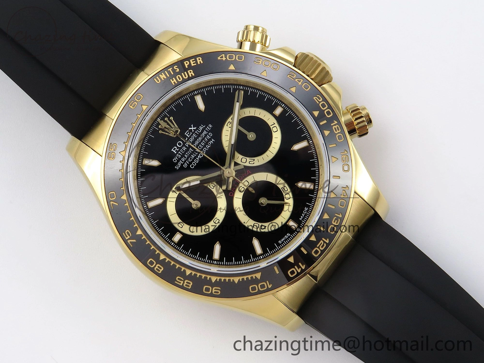 HighQuality Daytona 126518 QF 1:1 Best Edition Black Dial on Oysterflex Strap SH4131 V 1308
