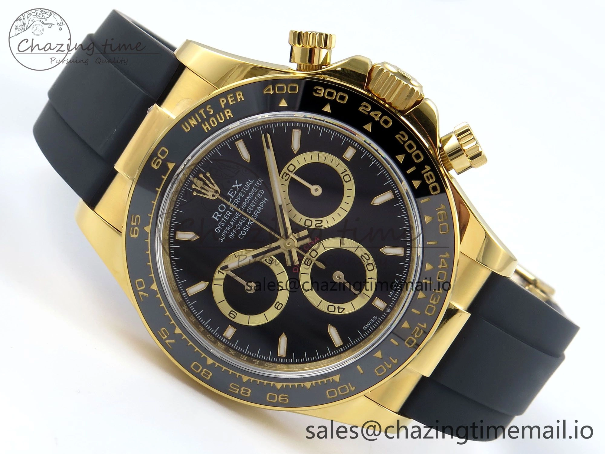 Daytona 126518 QF 1:1 Best Edition Black Dial on Oysterflex Strap SH4131 V WaterResistant 280