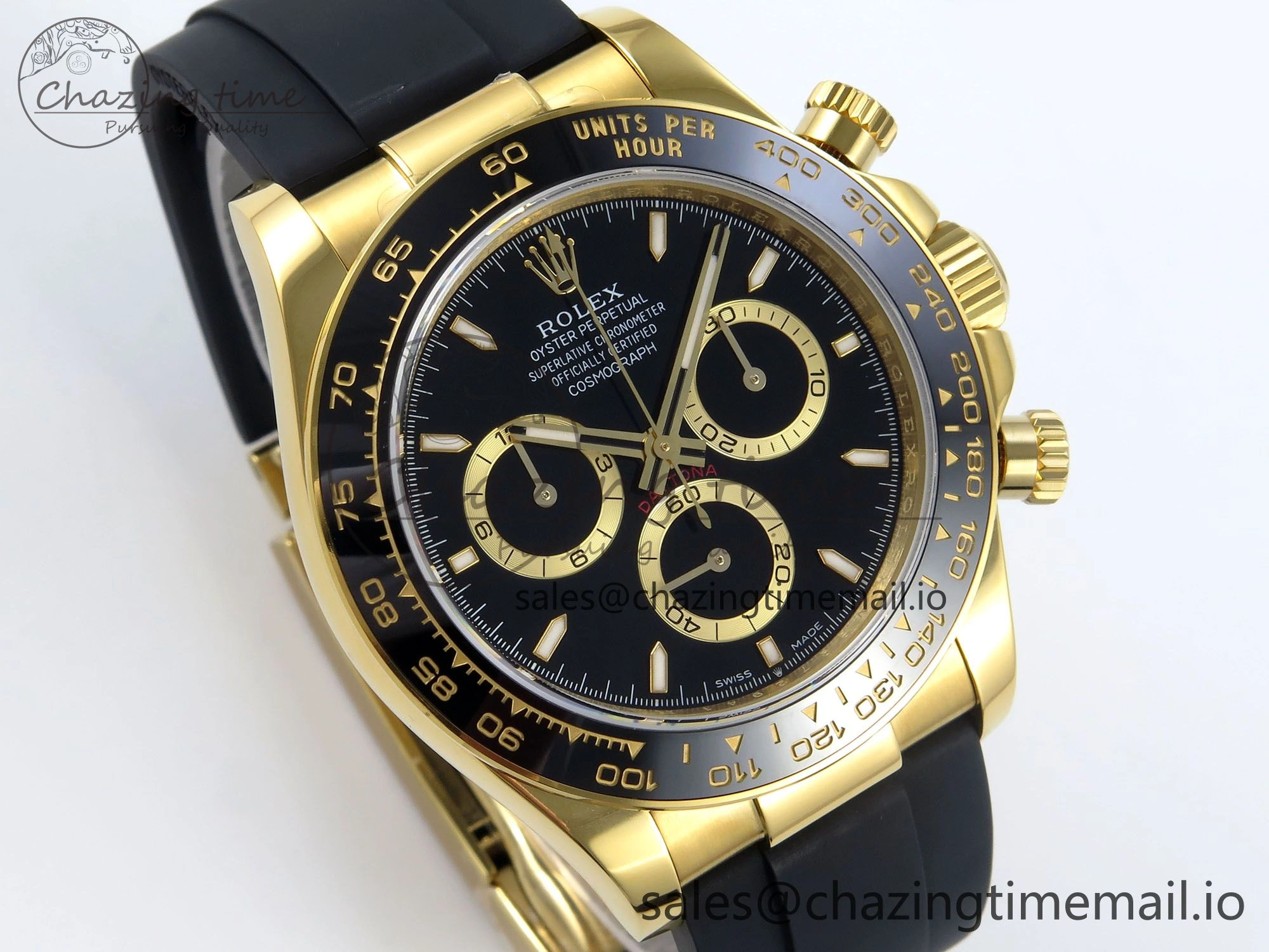 Daytona 126518 QF 1:1 Best Edition Black Dial on Oysterflex Strap SH4131 V WaterResistant 280