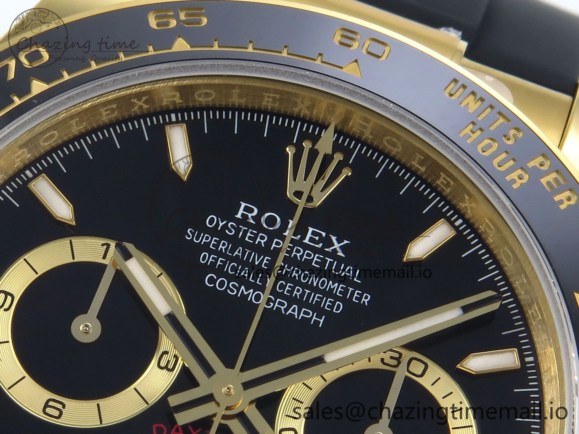 Daytona 126518 QF 1:1 Best Edition Black Dial on Oysterflex Strap SH4131 V WaterResistant 280