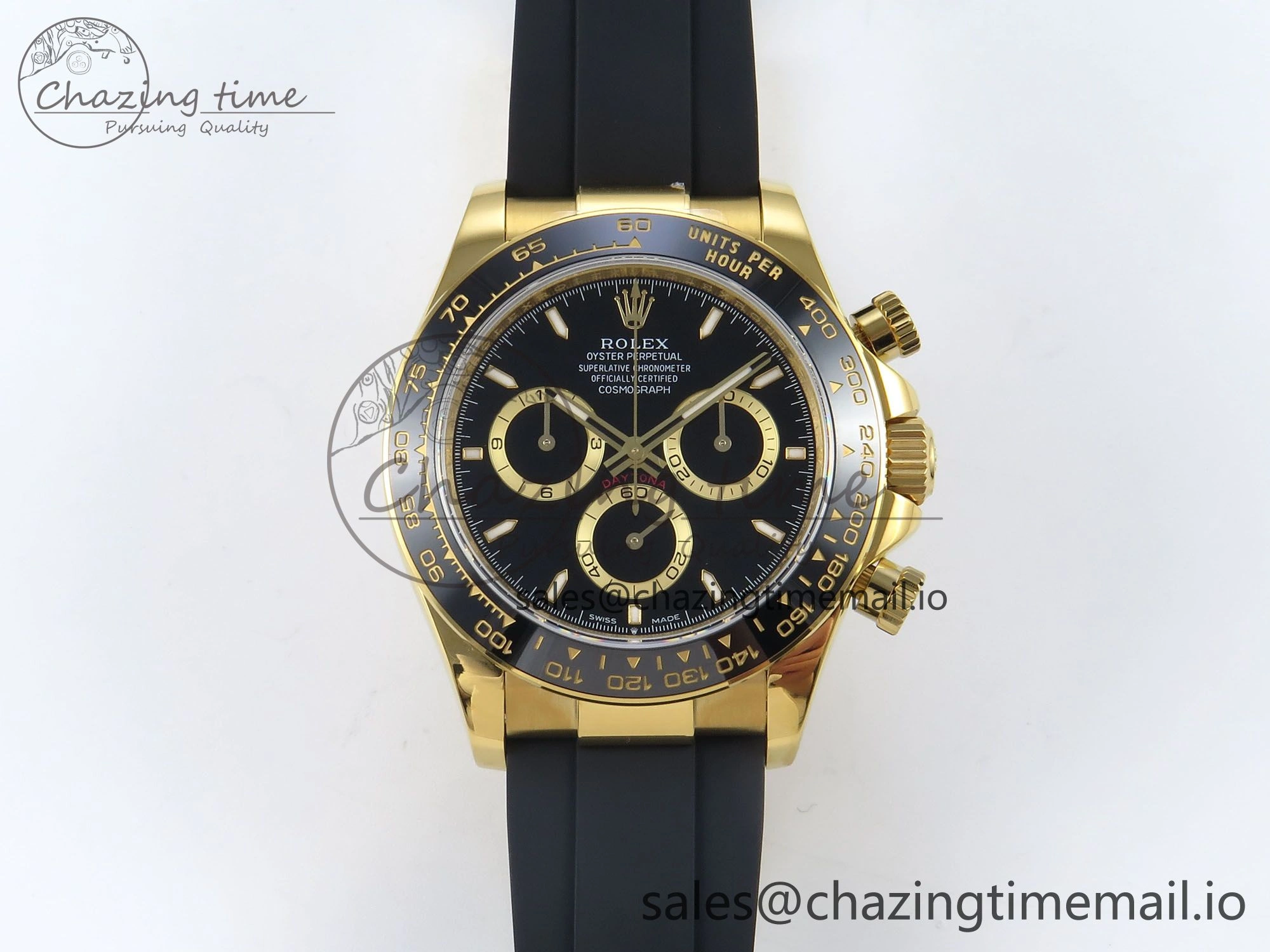 Daytona 126518 QF 1:1 Best Edition Black Dial on Oysterflex Strap SH4131 V WaterResistant 280