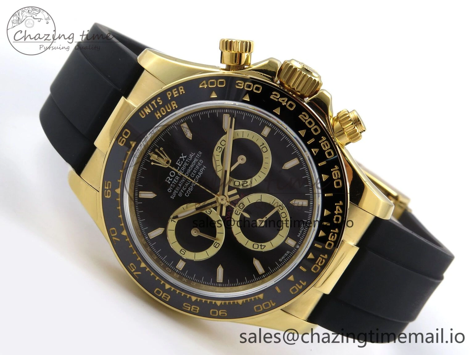 Daytona 126518 QF 1:1 Best Edition Black Dial on Oysterflex Strap SH4131 V6（Gain Weight） Classic 1200