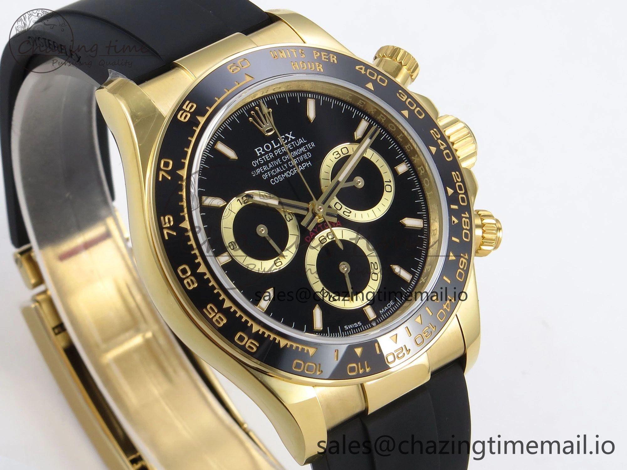 Daytona 126518 QF 1:1 Best Edition Black Dial on Oysterflex Strap SH4131 V6（Gain Weight） Classic 1200