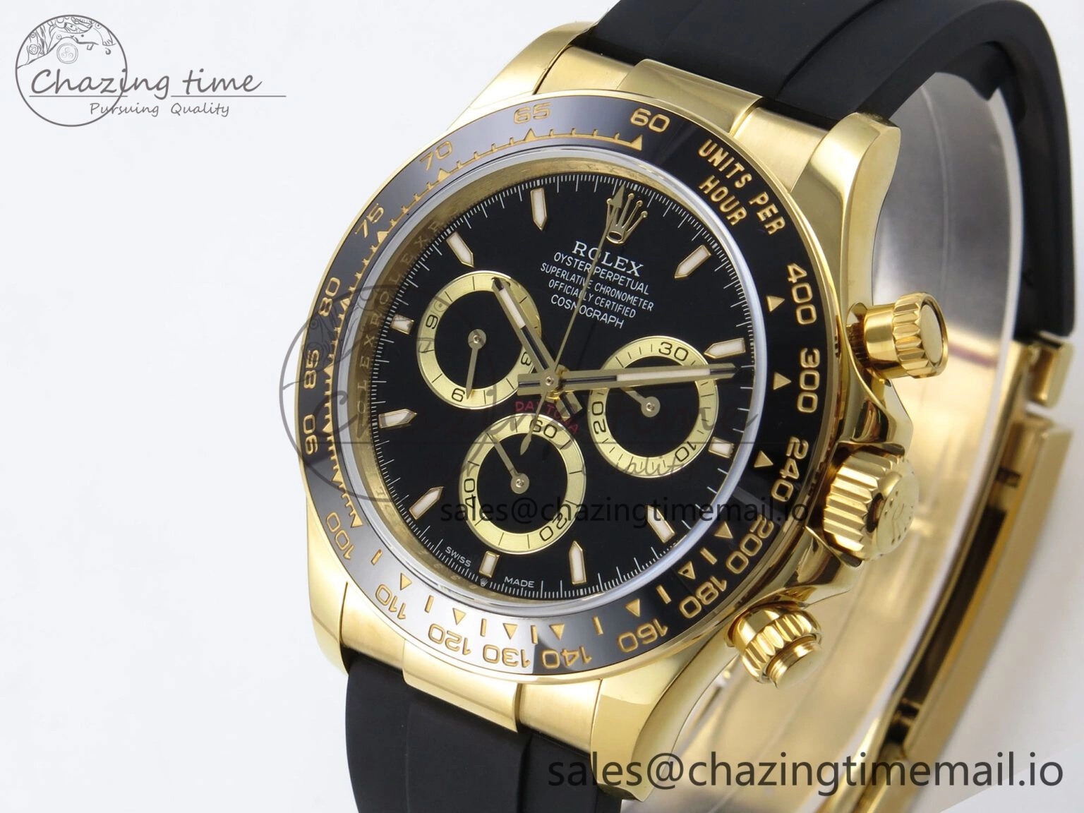 Daytona 126518 QF 1:1 Best Edition Black Dial on Oysterflex Strap SH4131 V6（Gain Weight） Classic 1200