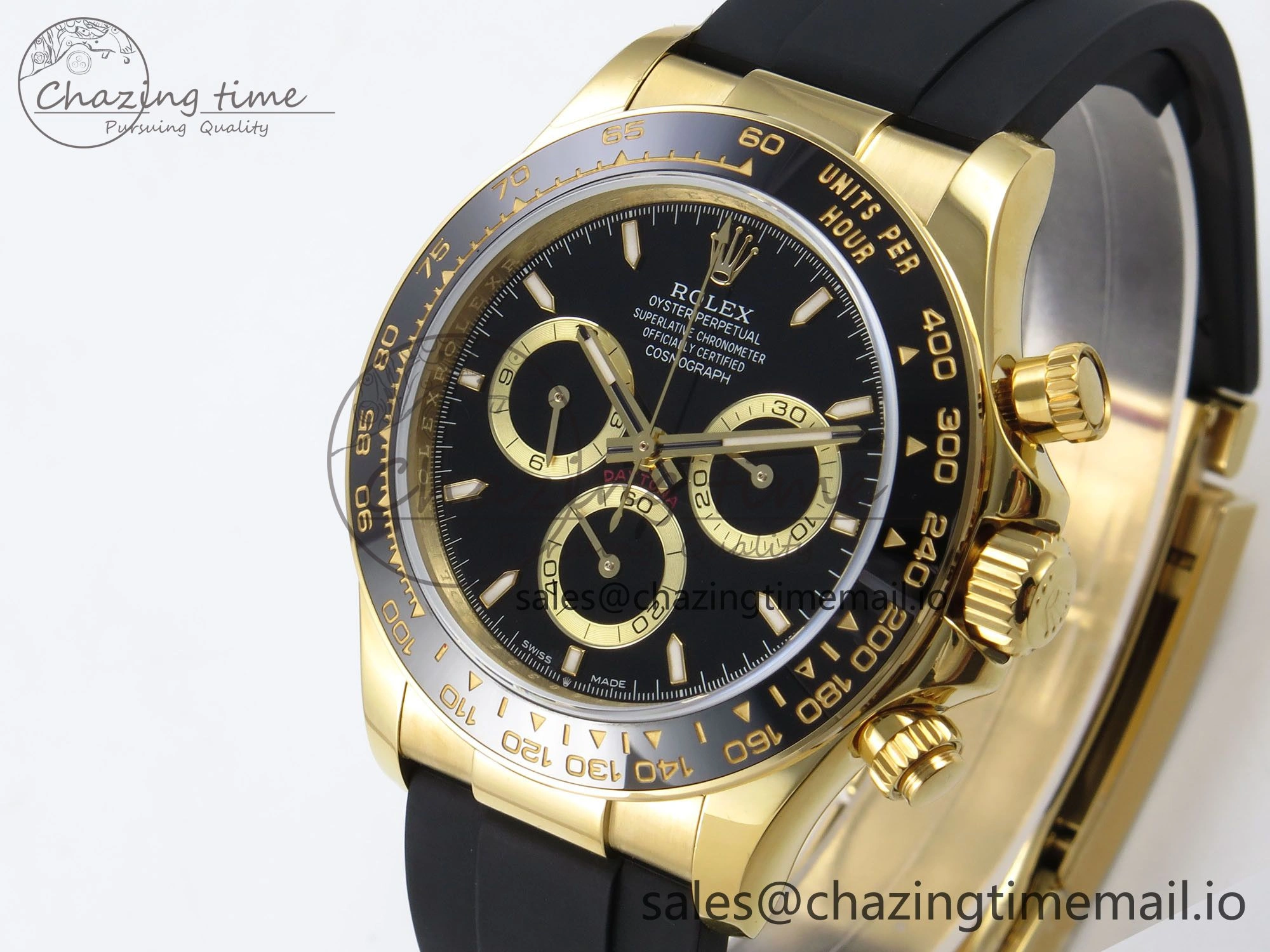 Daytona 126518 QF 1:1 Best Edition Black Dial on Oysterflex Strap SH4131 V6（Gain Weight） Classic 1200
