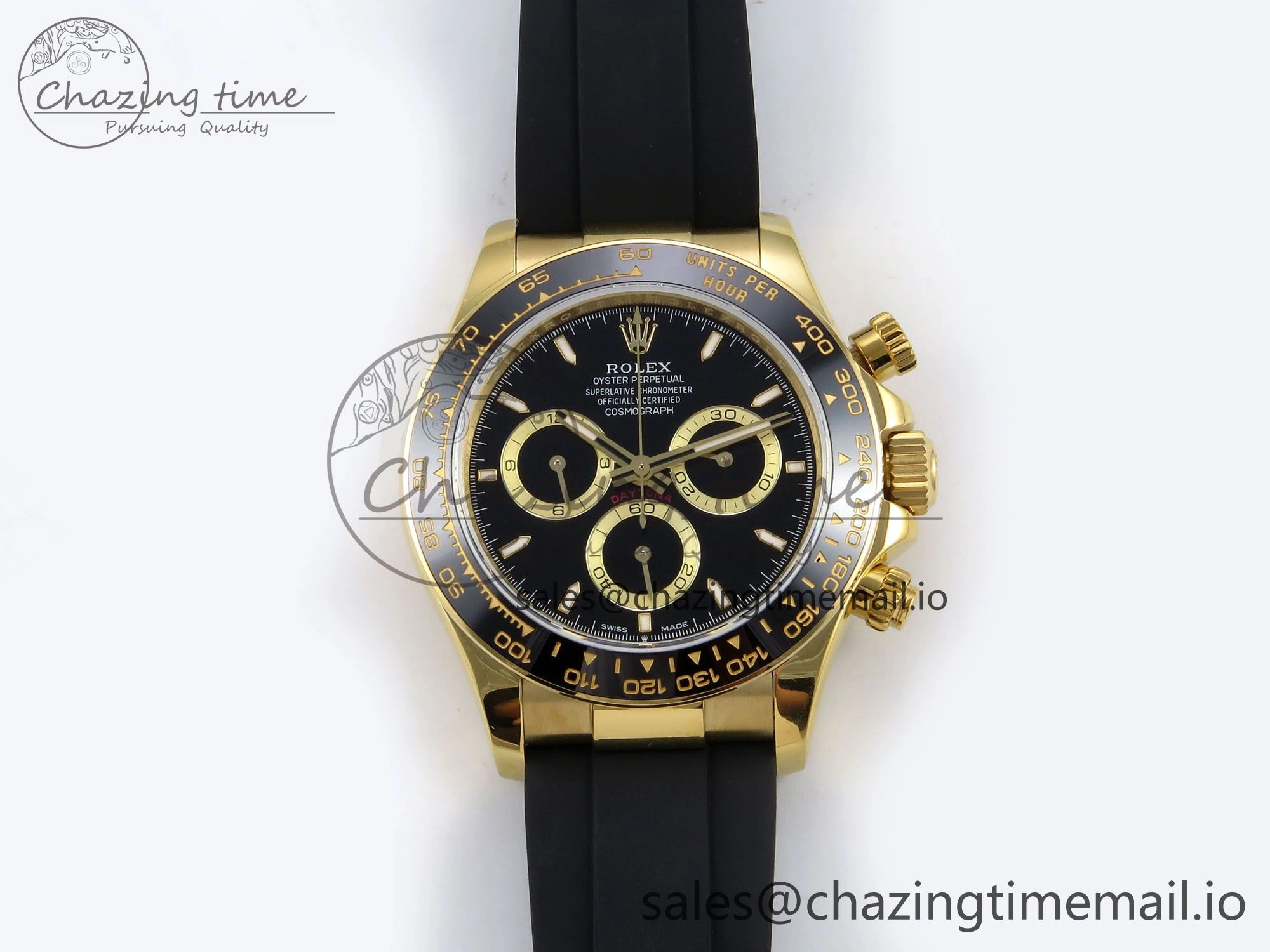 Daytona 126518 QF 1:1 Best Edition Black Dial on Oysterflex Strap SH4131 V6（Gain Weight） Classic 1200