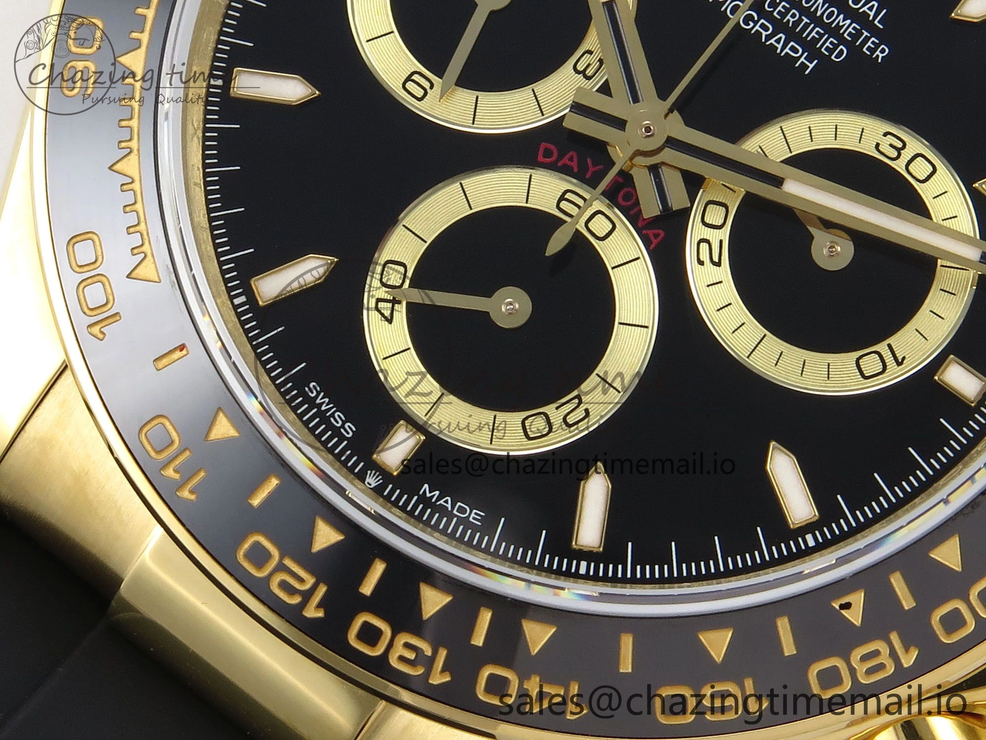 Daytona 126518 QF 1:1 Best Edition Black Dial on Oysterflex Strap SH4131 V6（Gain Weight） Classic 1200