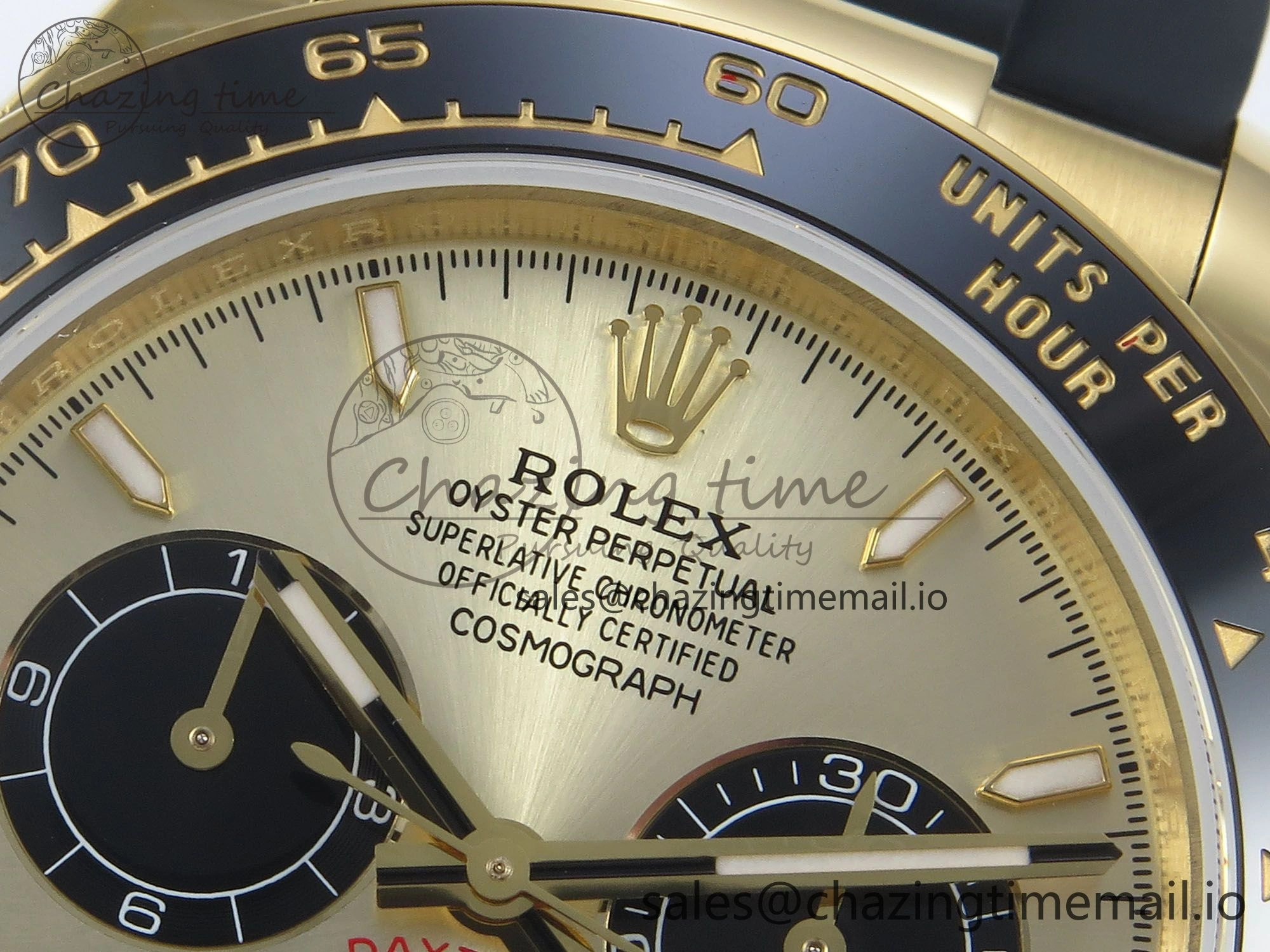 Daytona 126518 QF 1:1 Best Edition Black YG Dial on Oysterflex Strap QF4131 V Modern 349