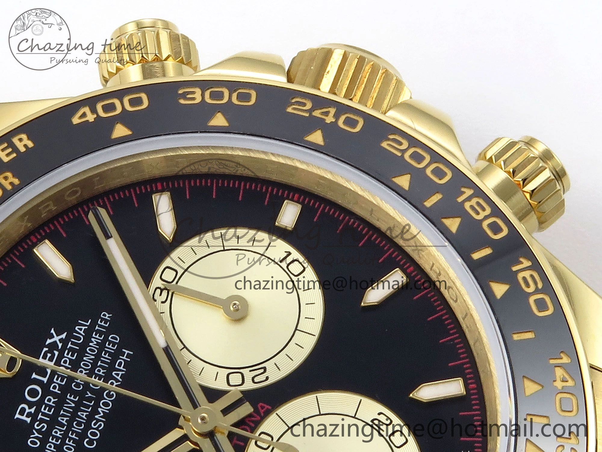 WrinkleFree Daytona 126518 QF 1:1 Best Edition Black YG Dial on Oysterflex Strap SH4131 V 1310