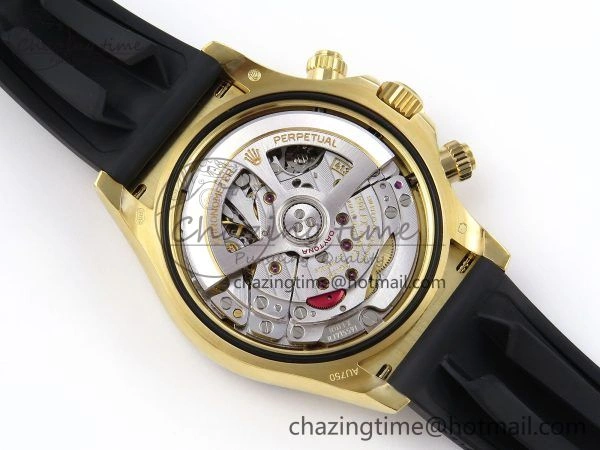 WrinkleFree Daytona 126518 QF 1:1 Best Edition Black YG Dial on Oysterflex Strap SH4131 V 1310