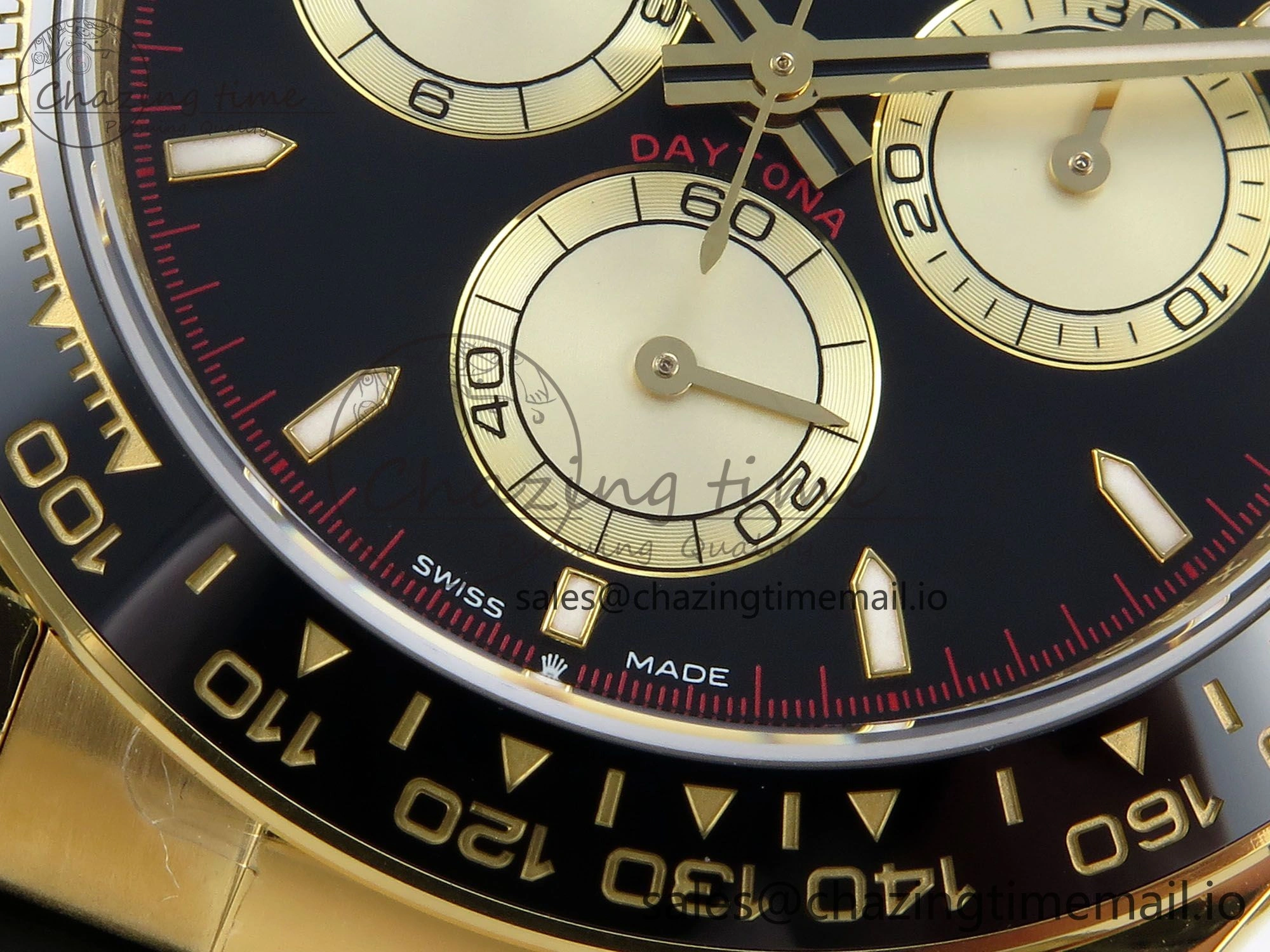 Daytona 126518 QF 1:1 Best Edition Black YG Dial on Oysterflex Strap SH4131 V Tailored 283