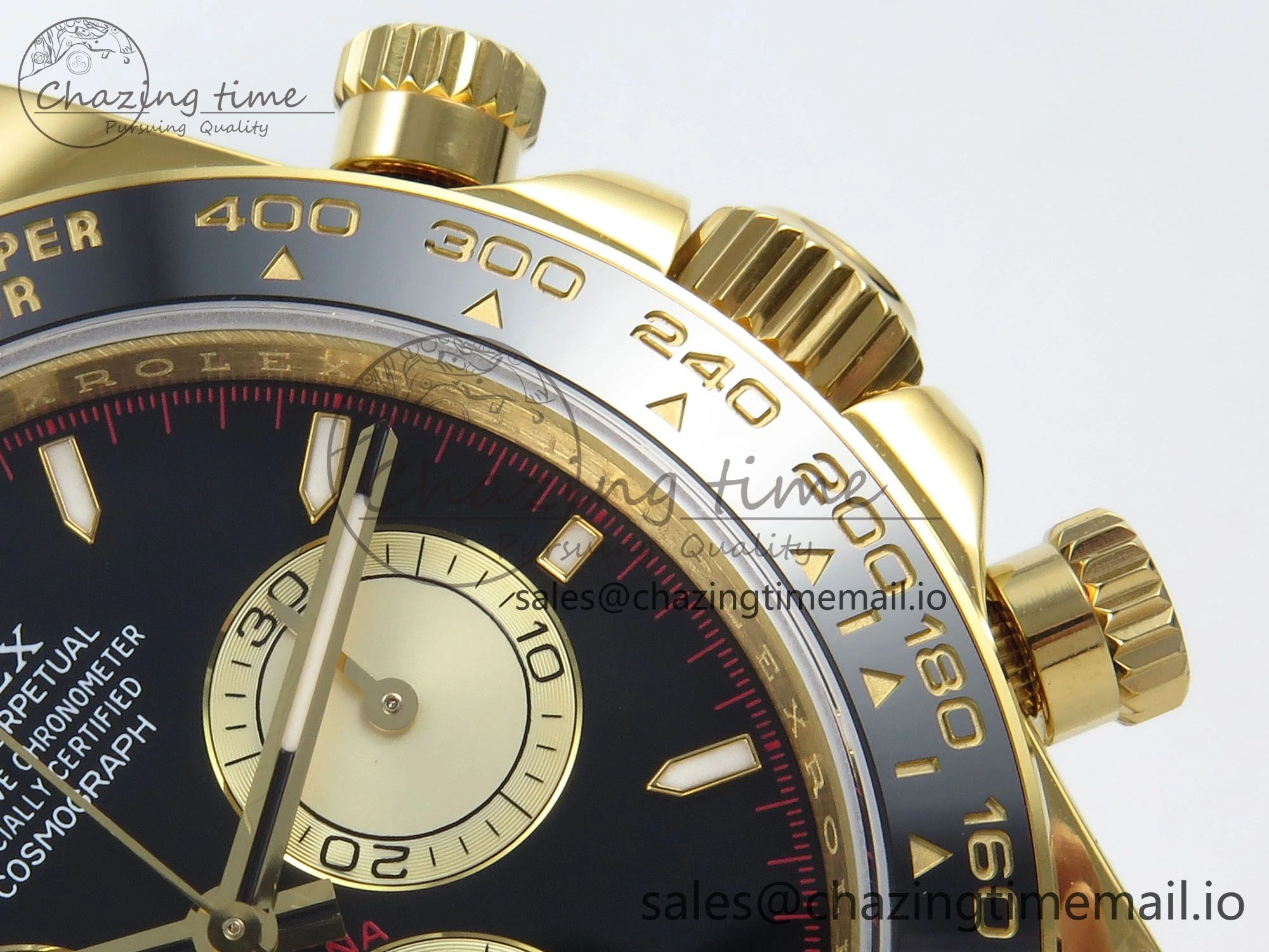 Daytona 126518 QF 1:1 Best Edition Black YG Dial on Oysterflex Strap SH4131 V Tailored 283
