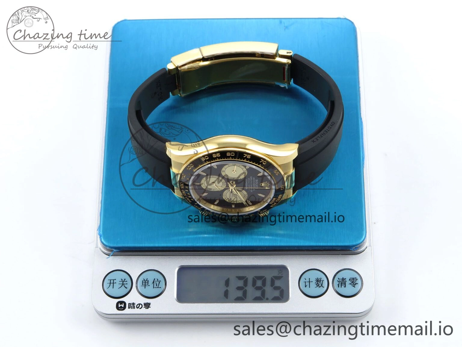 Daytona 126518 QF 1:1 Best Edition Black YG Dial on Oysterflex Strap SH4131 V6（Gain Weight） Popular 1198