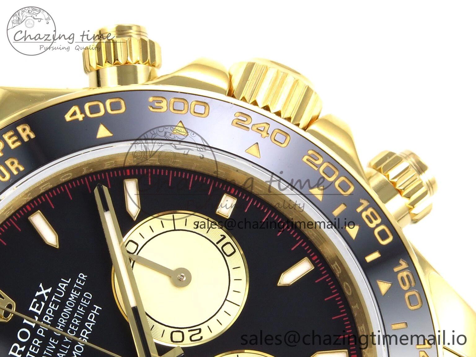 Daytona 126518 QF 1:1 Best Edition Black YG Dial on Oysterflex Strap SH4131 V6（Gain Weight） Popular 1198