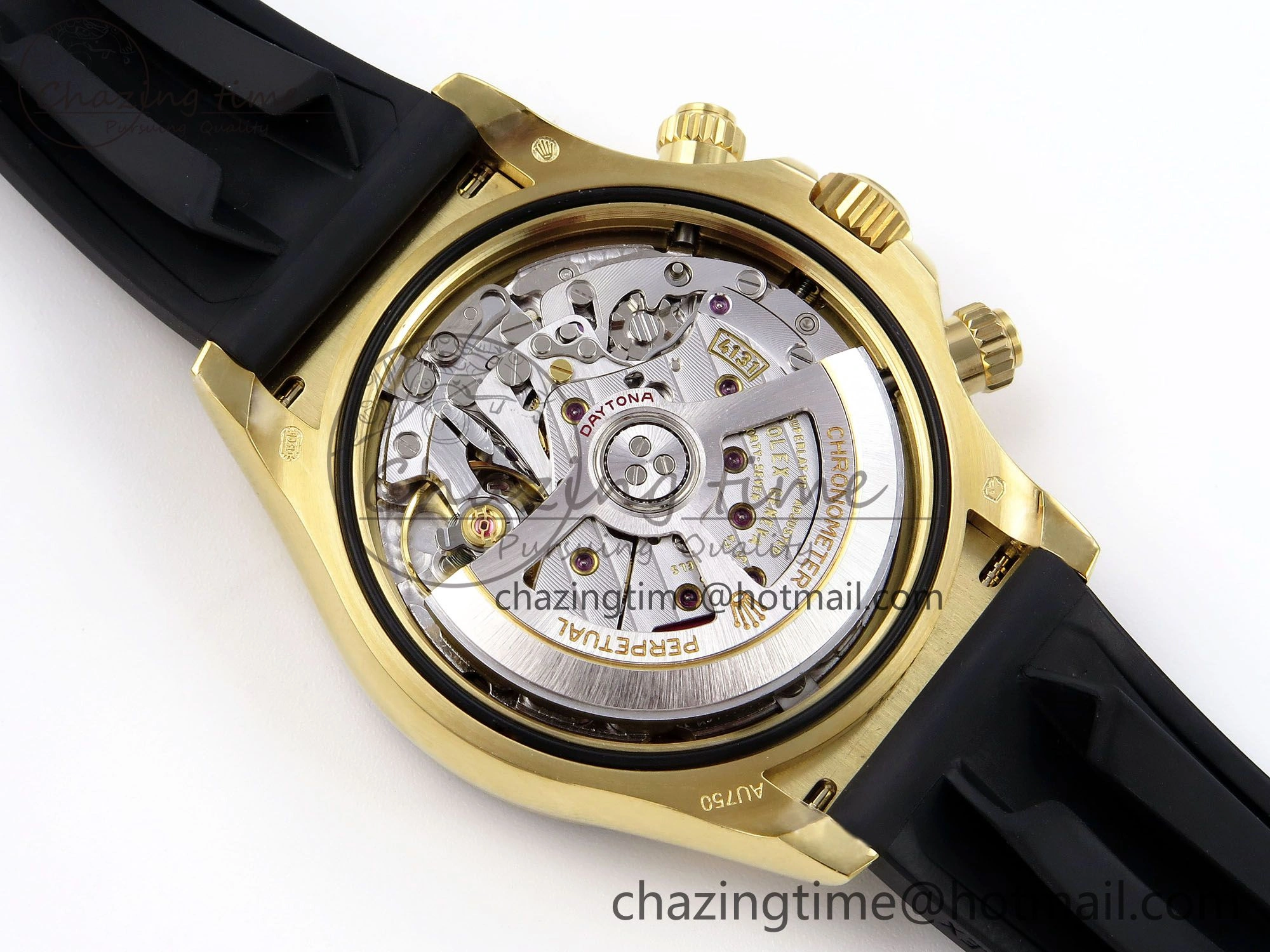 DailyWear Daytona 126518 QF 1:1 Best Edition Black YG Diamonds Dial on Oysterflex Strap SH4131 V 1307