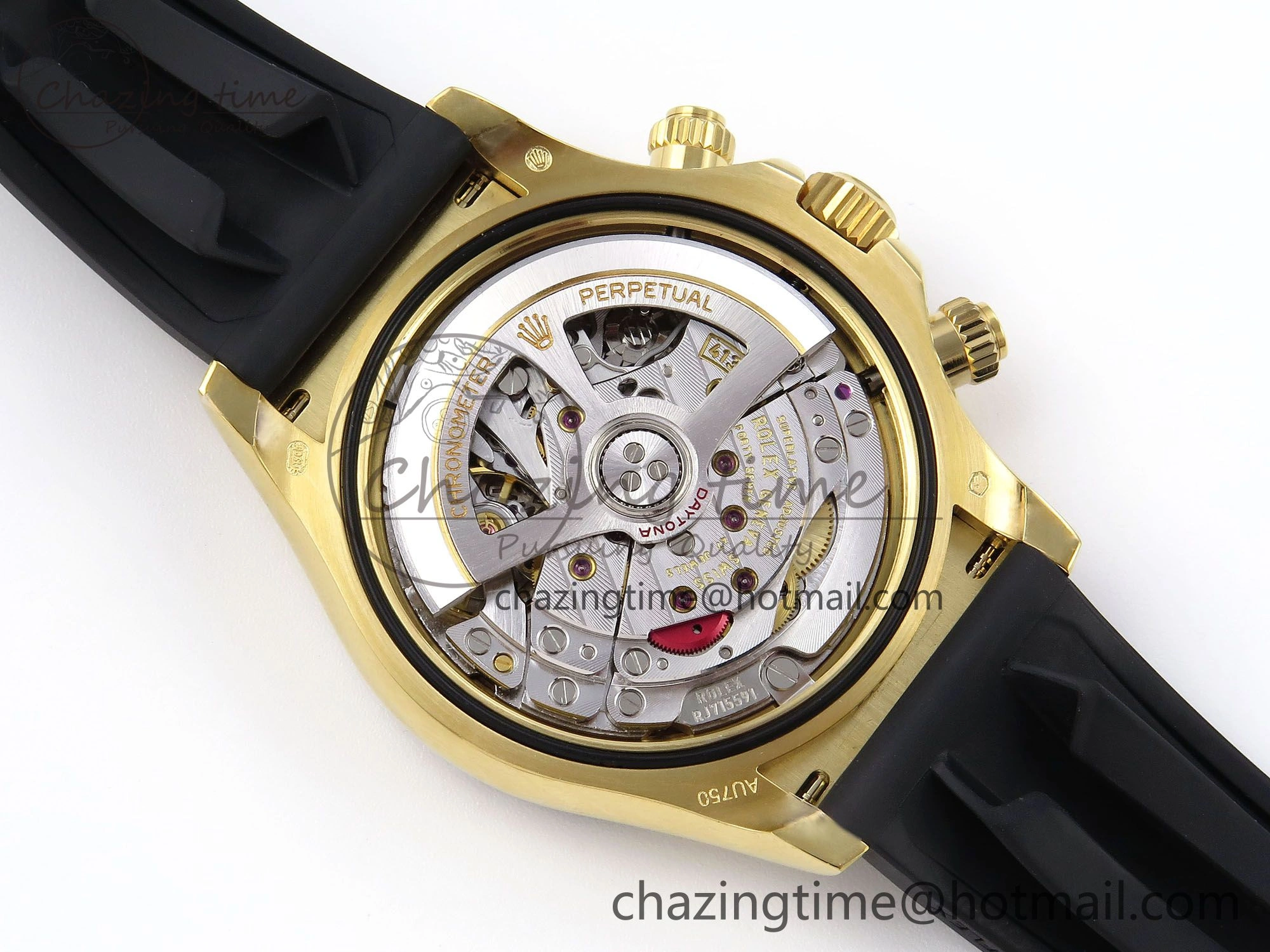 DailyWear Daytona 126518 QF 1:1 Best Edition Black YG Diamonds Dial on Oysterflex Strap SH4131 V 1307