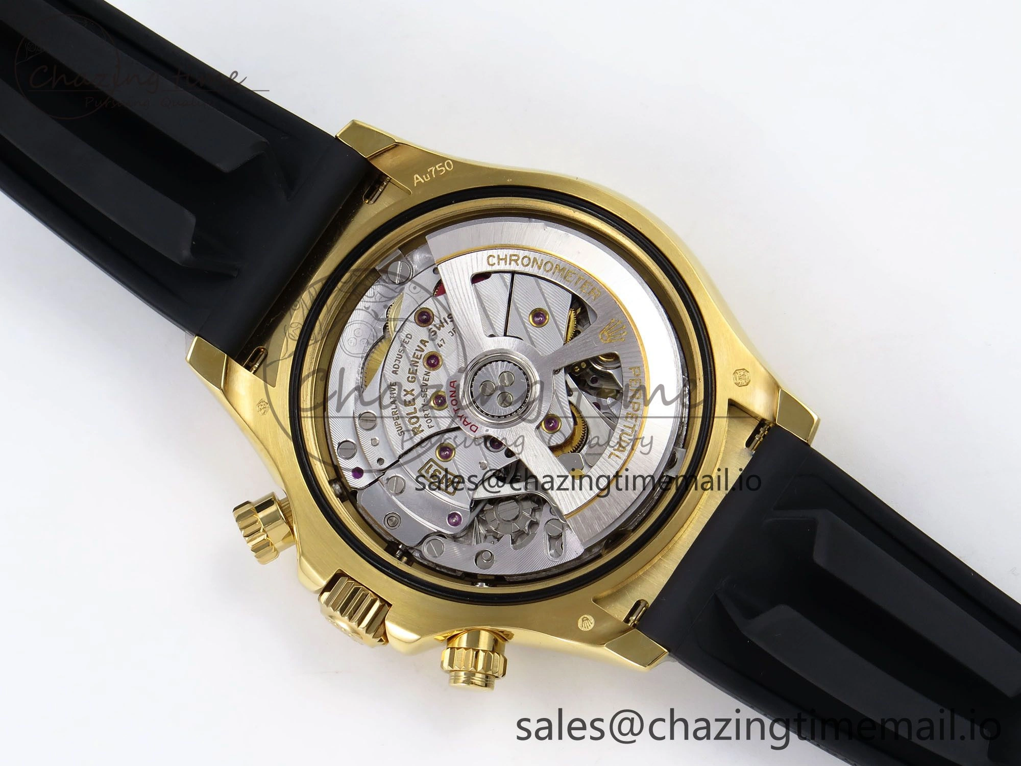 Daytona 126518 QF 1:1 Best Edition Black YG Diamonds Dial on Oysterflex Strap SH4131 V6（Gain Weight） NewStyle 1202