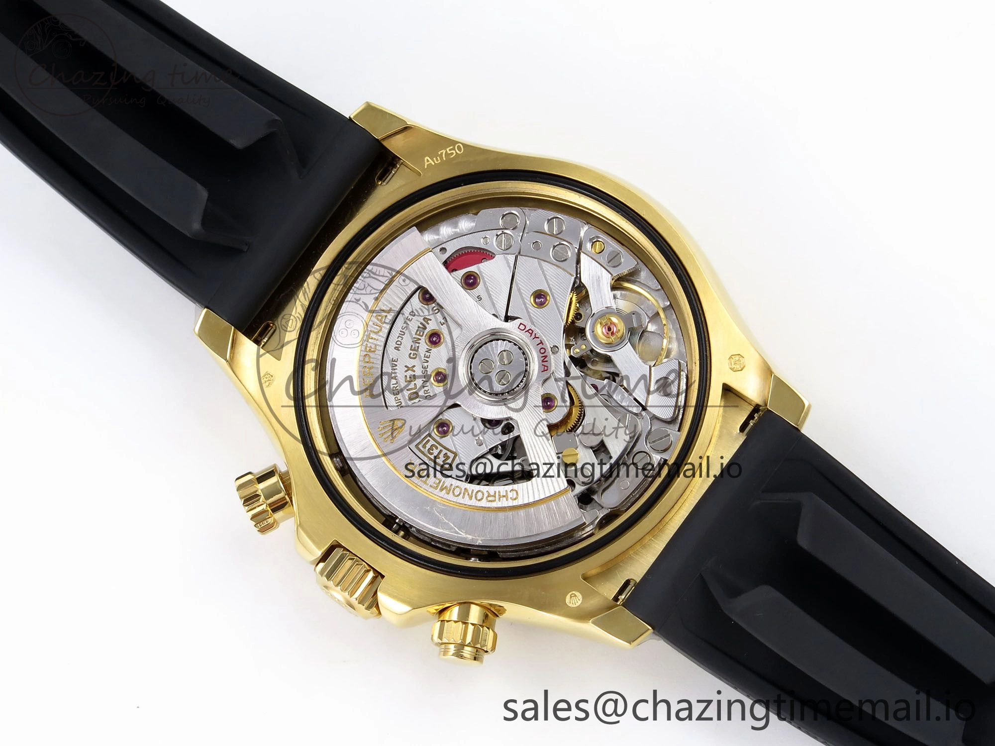 Daytona 126518 QF 1:1 Best Edition Black YG Diamonds Dial on Oysterflex Strap SH4131 V6（Gain Weight） NewStyle 1202