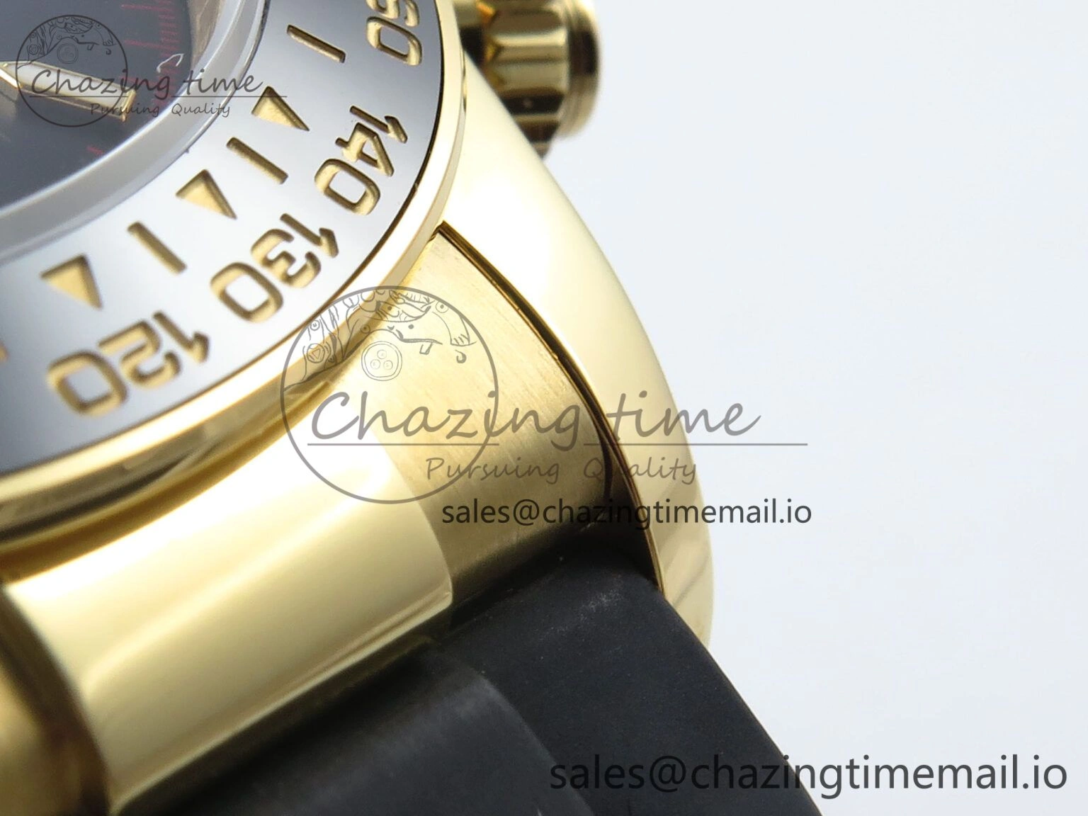 FashionForward Daytona 126518 QF 1:1 Best Edition Black YG Red Dial on Oysterflex Strap QF4131 V 351
