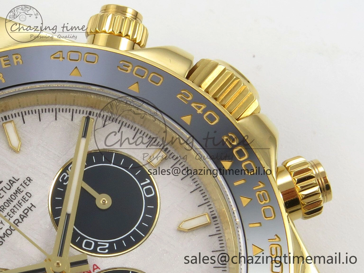 Chic Daytona 126518 QF 1:1 Best Edition Meteorite  Stick Dial on Oysterflex Strap SH4131 V10(Gain Weight) 78