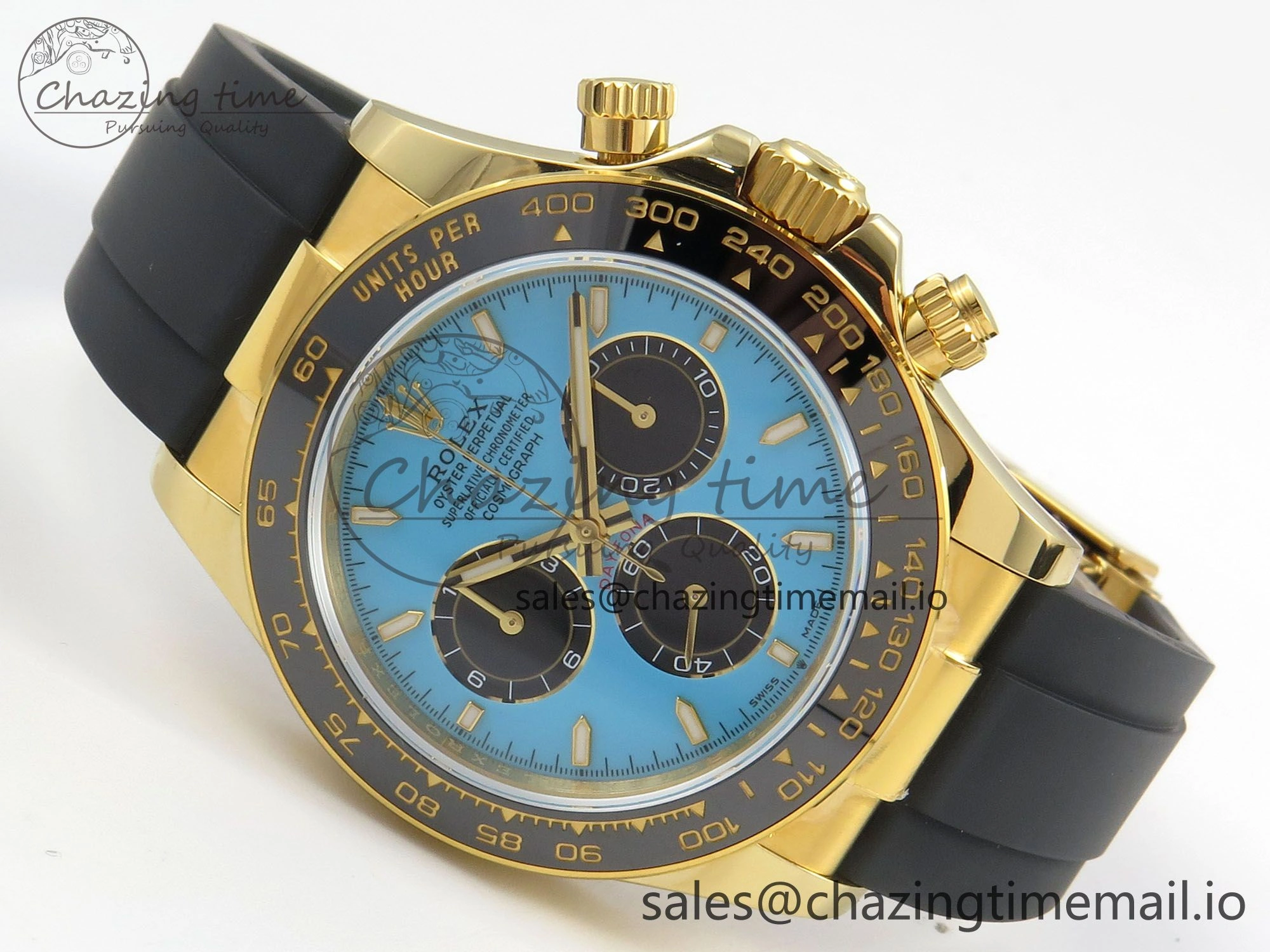 Daytona 126518 QF 1:1 Best Edition Tiffany Turquoise Blue Dial Sticks Markers on Oysterflex Strap SH4131 V6（Gain Weight） Versatile 106