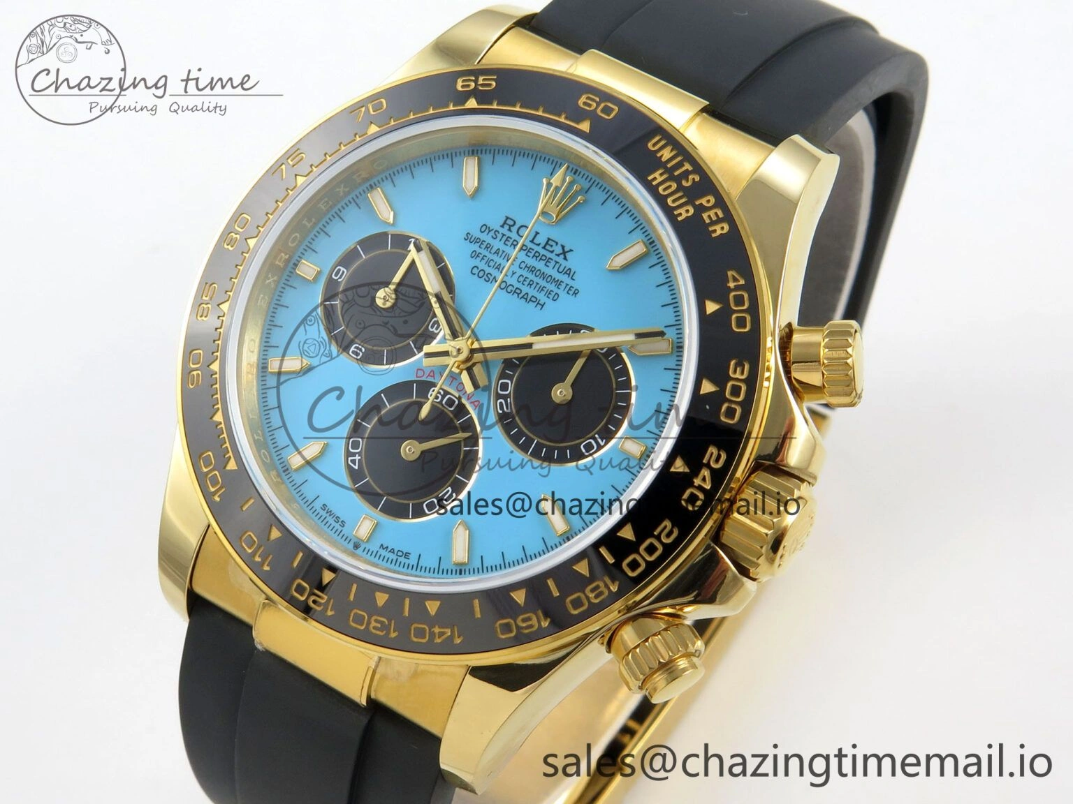 Daytona 126518 QF 1:1 Best Edition Tiffany Turquoise Blue Dial Sticks Markers on Oysterflex Strap SH4131 V6（Gain Weight） Versatile 106