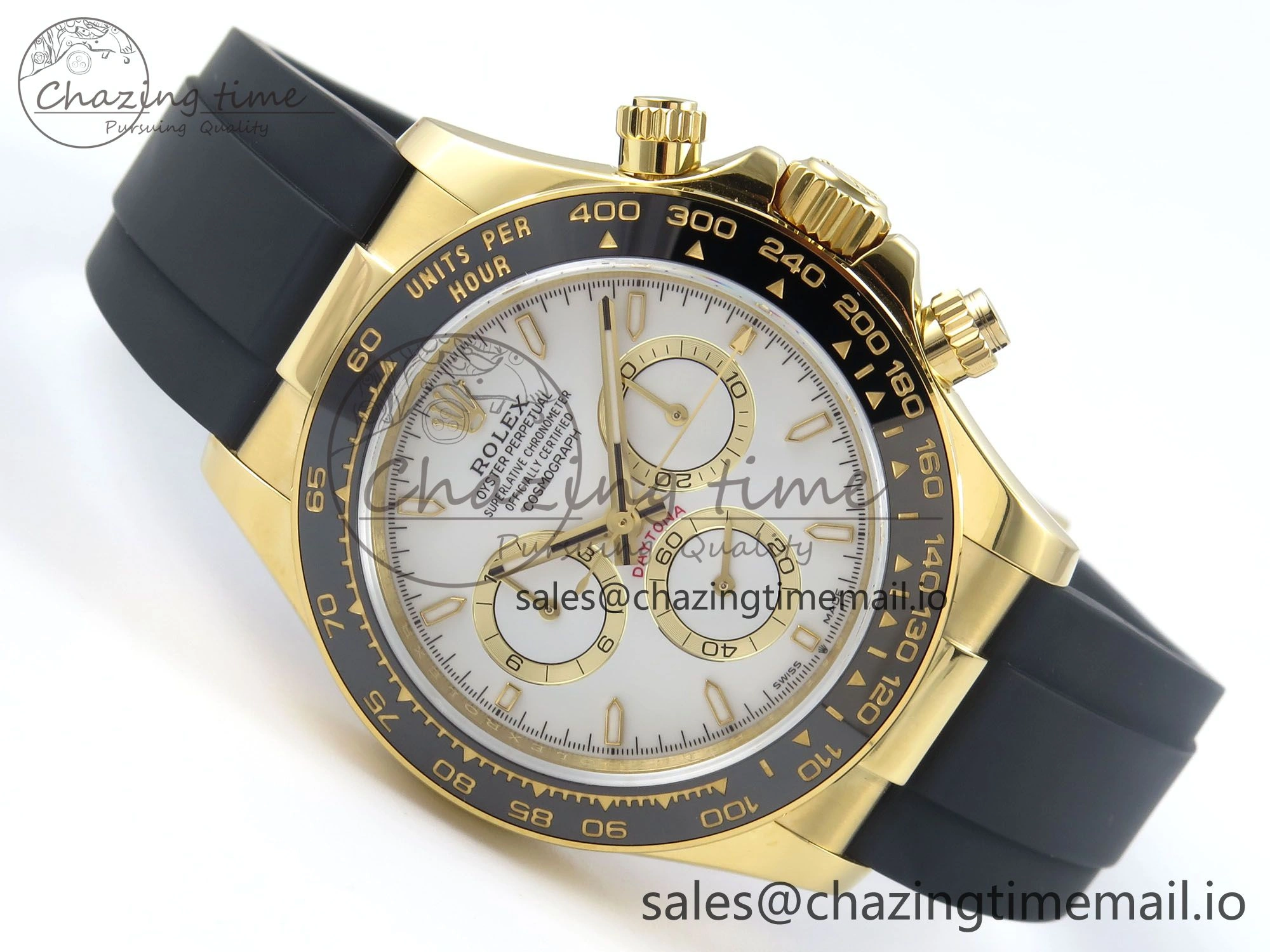 Snug Daytona 126518 QF 1:1 Best Edition White Dial on Oysterflex Strap QF4131 V 347