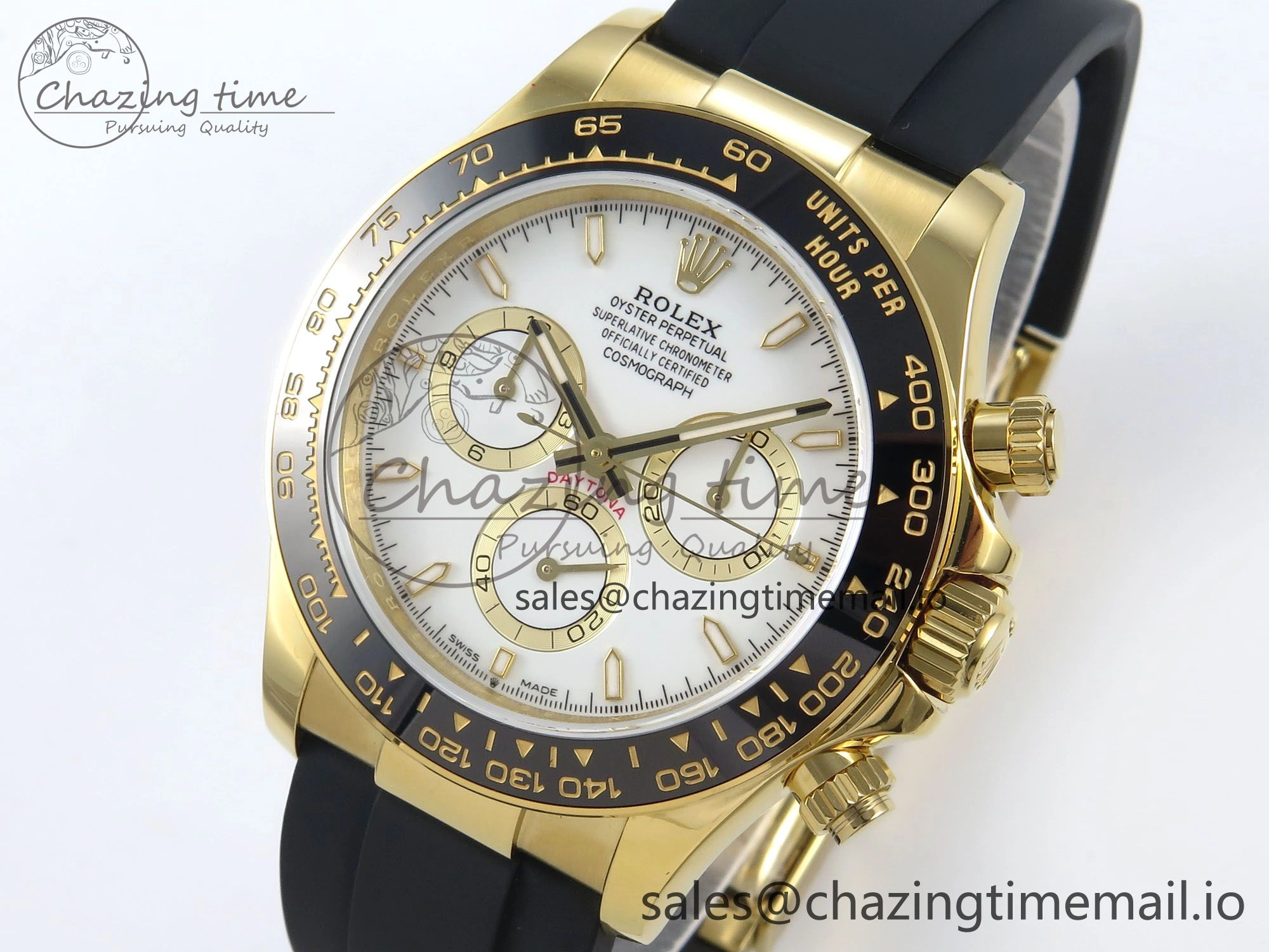 Snug Daytona 126518 QF 1:1 Best Edition White Dial on Oysterflex Strap QF4131 V 347