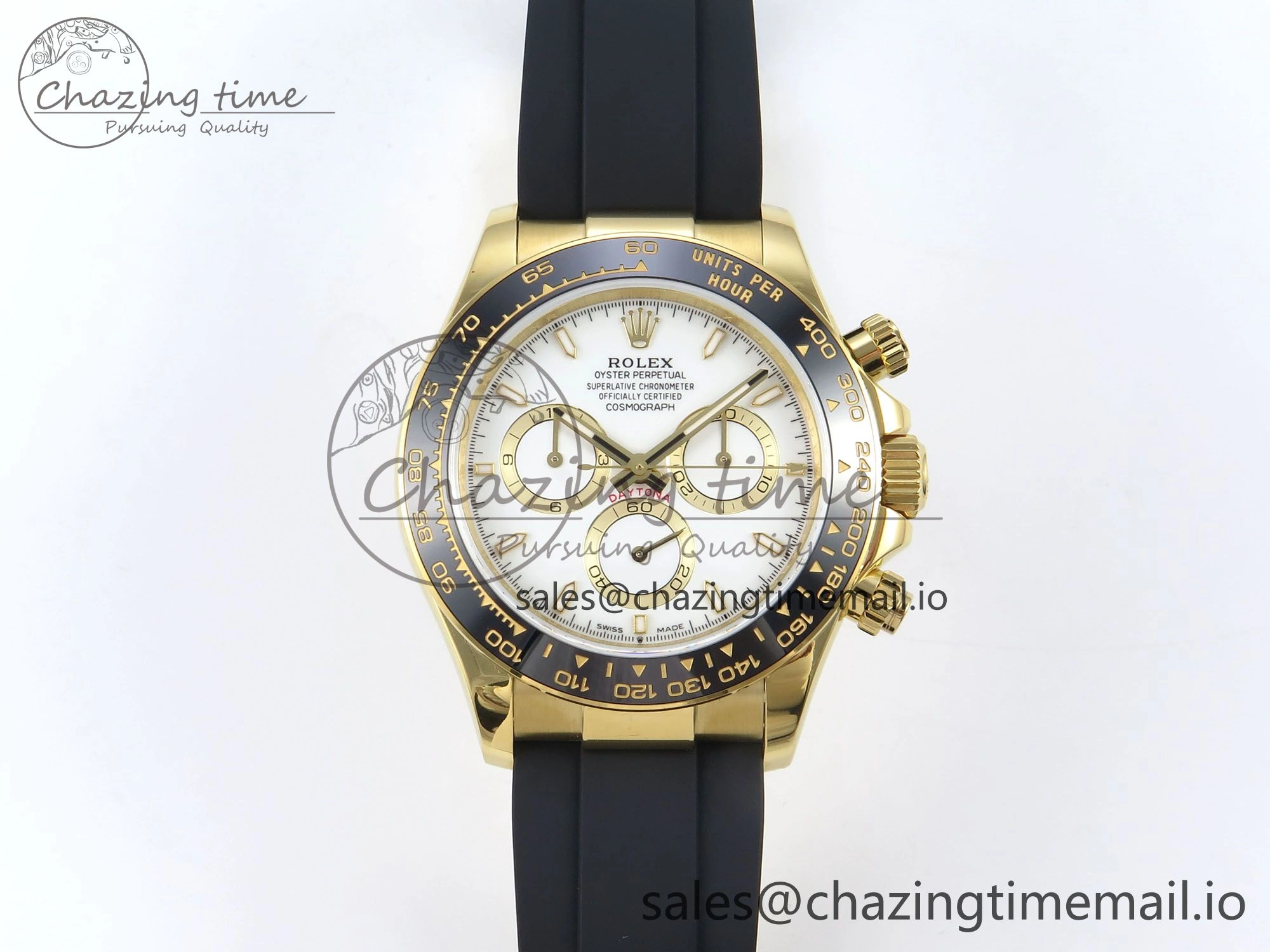 Snug Daytona 126518 QF 1:1 Best Edition White Dial on Oysterflex Strap QF4131 V 347