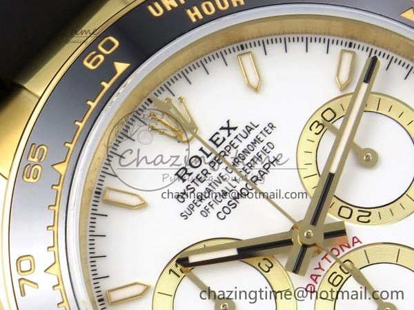 Daytona 126518 QF 1:1 Best Edition White Dial on Oysterflex Strap SH4131 V Timeless 1303