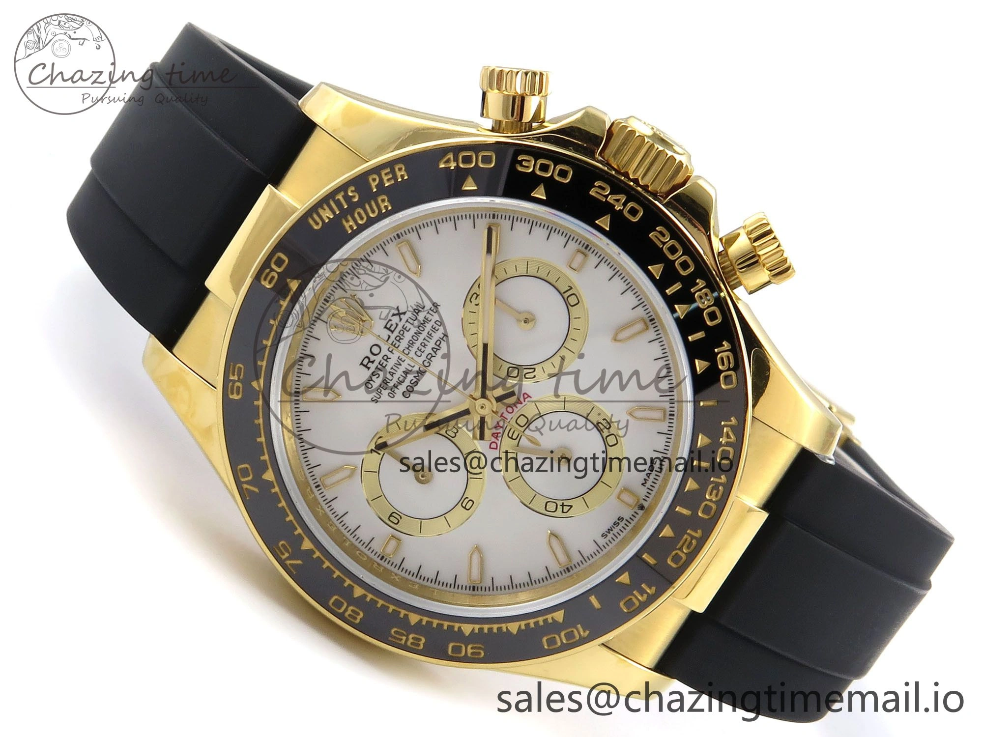 EasyCare Daytona 126518 QF 1:1 Best Edition White Dial on Oysterflex Strap SH4131 V6（Gain Weight） 1201