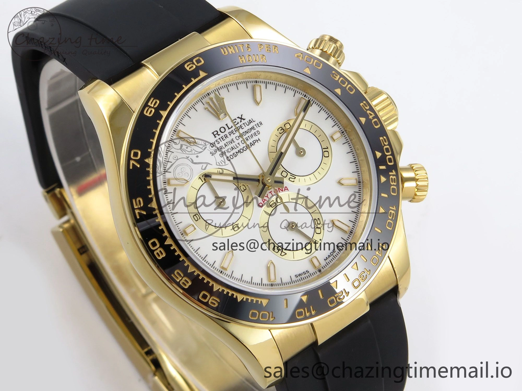 EasyCare Daytona 126518 QF 1:1 Best Edition White Dial on Oysterflex Strap SH4131 V6（Gain Weight） 1201