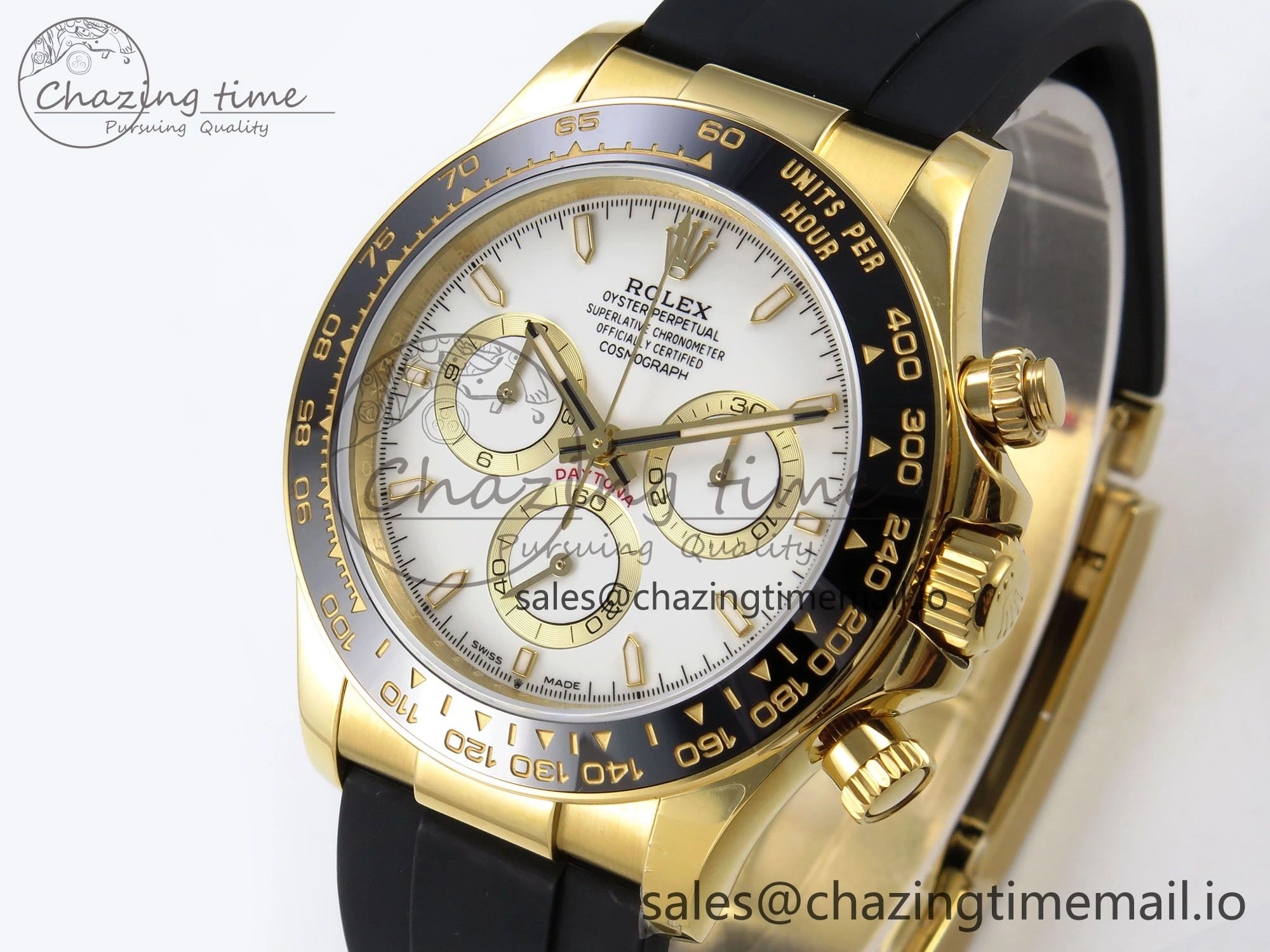 EasyCare Daytona 126518 QF 1:1 Best Edition White Dial on Oysterflex Strap SH4131 V6（Gain Weight） 1201