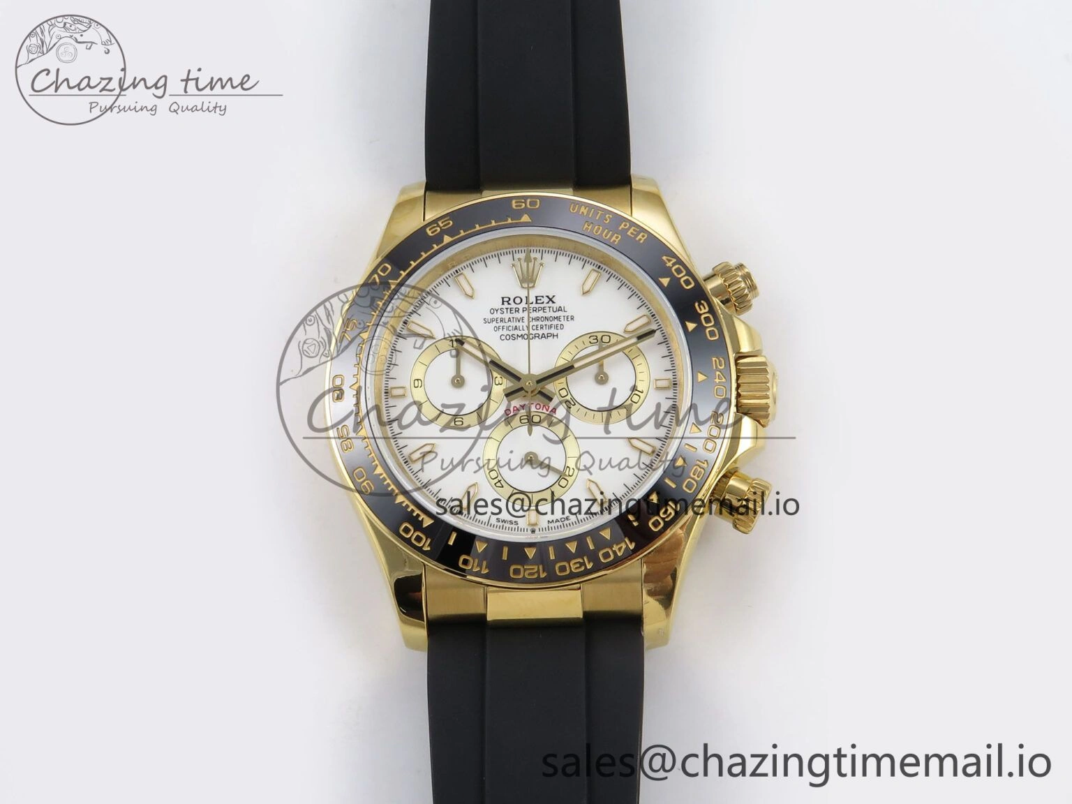 EasyCare Daytona 126518 QF 1:1 Best Edition White Dial on Oysterflex Strap SH4131 V6（Gain Weight） 1201