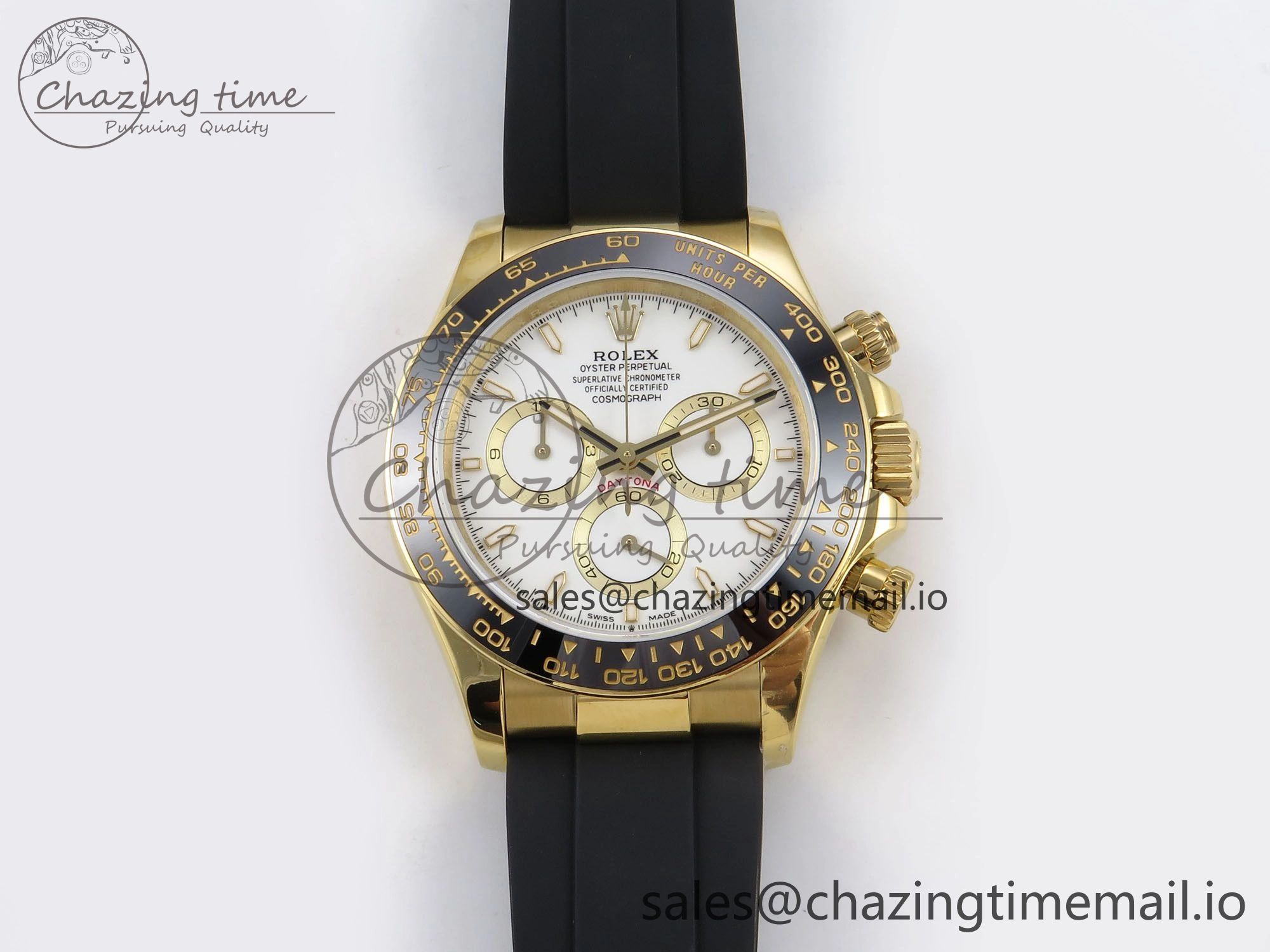EasyCare Daytona 126518 QF 1:1 Best Edition White Dial on Oysterflex Strap SH4131 V6（Gain Weight） 1201