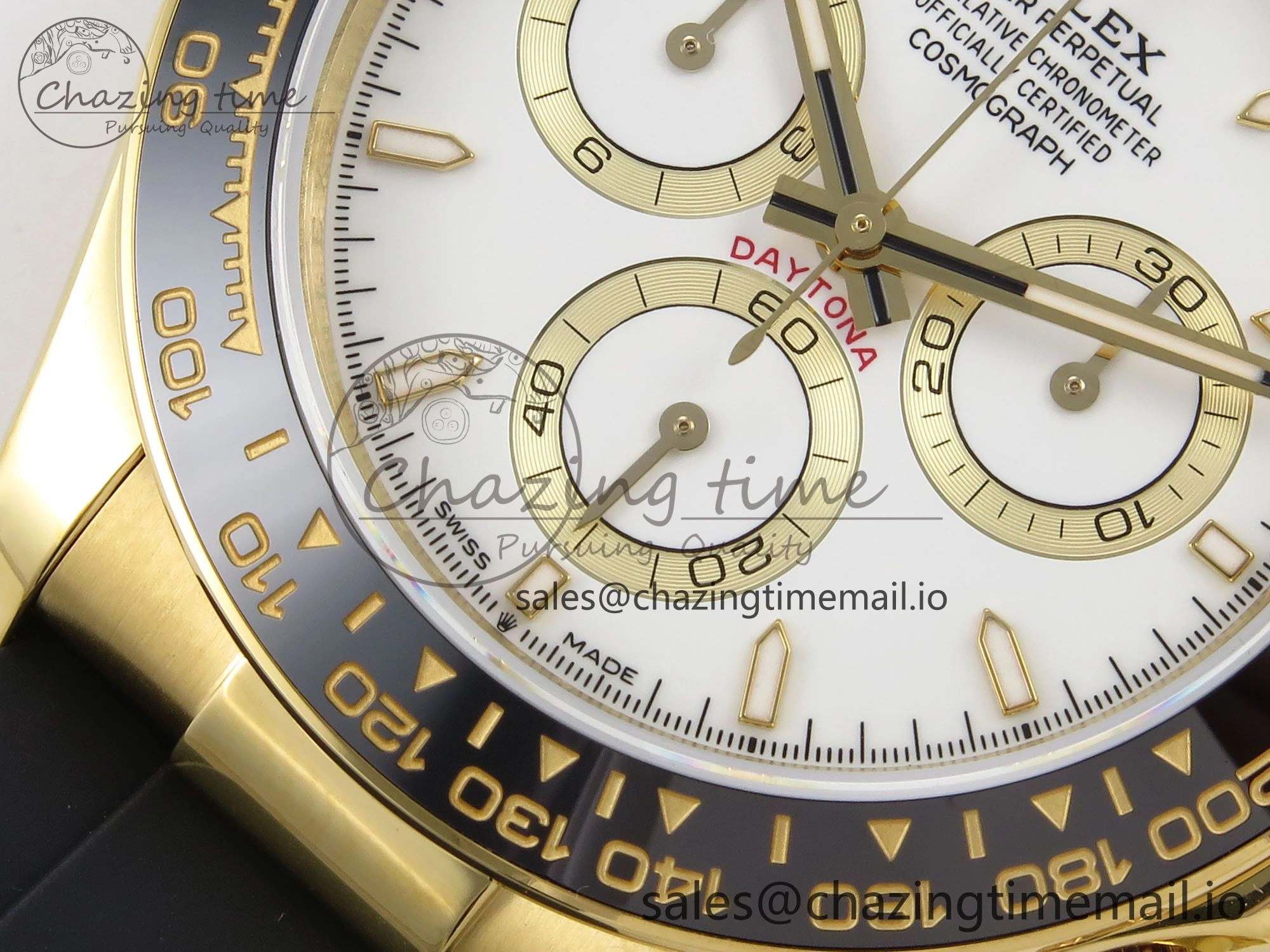 EasyCare Daytona 126518 QF 1:1 Best Edition White Dial on Oysterflex Strap SH4131 V6（Gain Weight） 1201