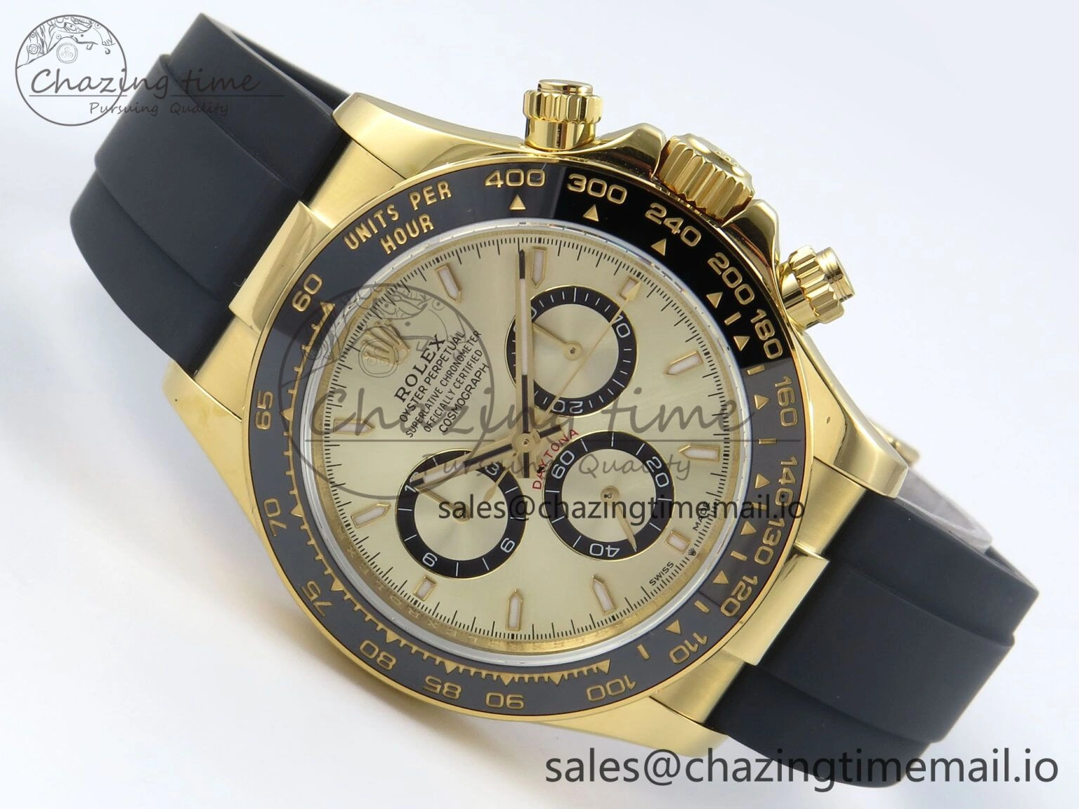 Daytona 126518 QF 1:1 Best Edition YG Dial on Oysterflex Strap QF4131 V Trendsetting 4269
