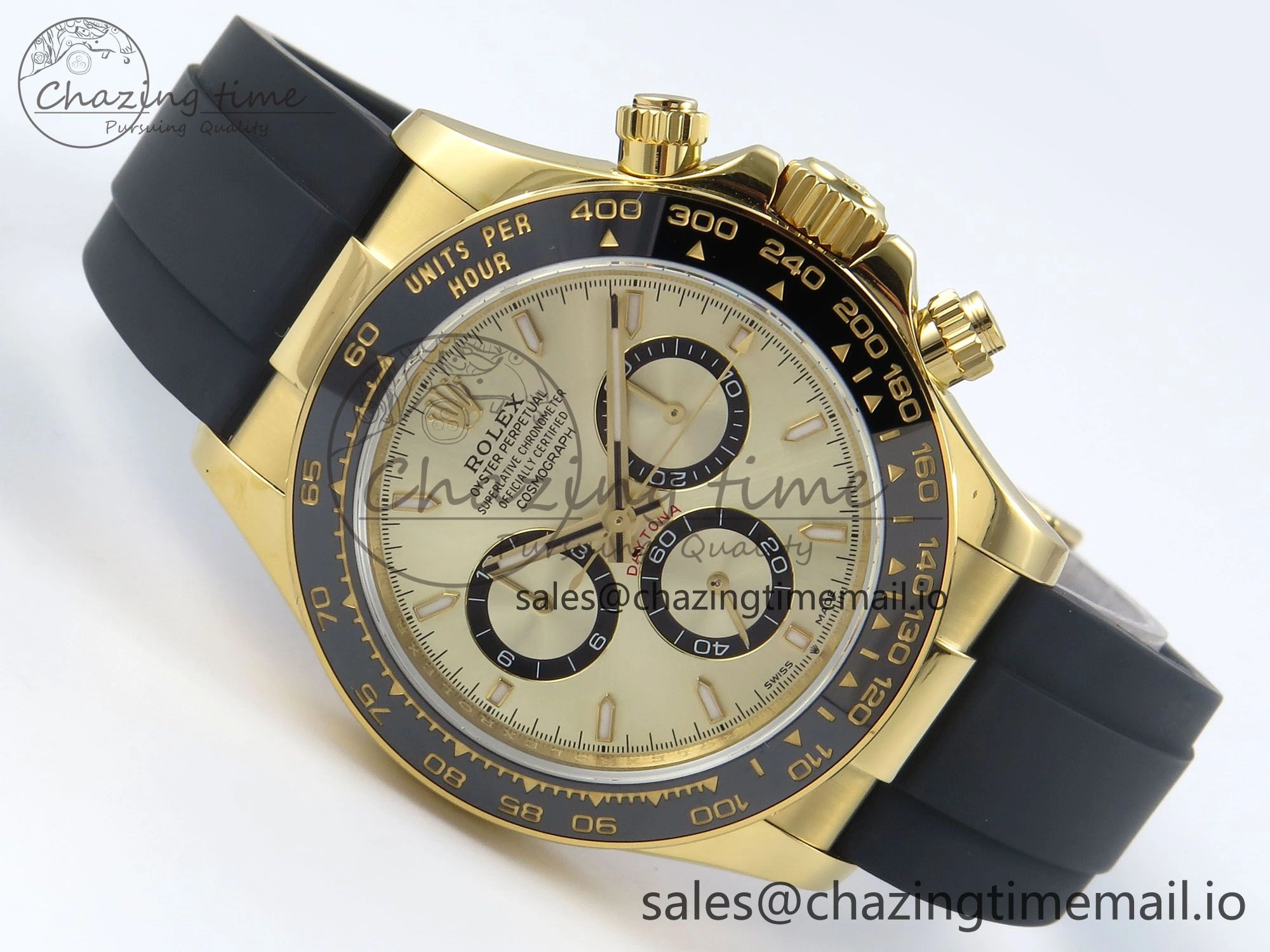 Daytona 126518 QF 1:1 Best Edition YG Dial on Oysterflex Strap QF4131 V Trendsetting 4269