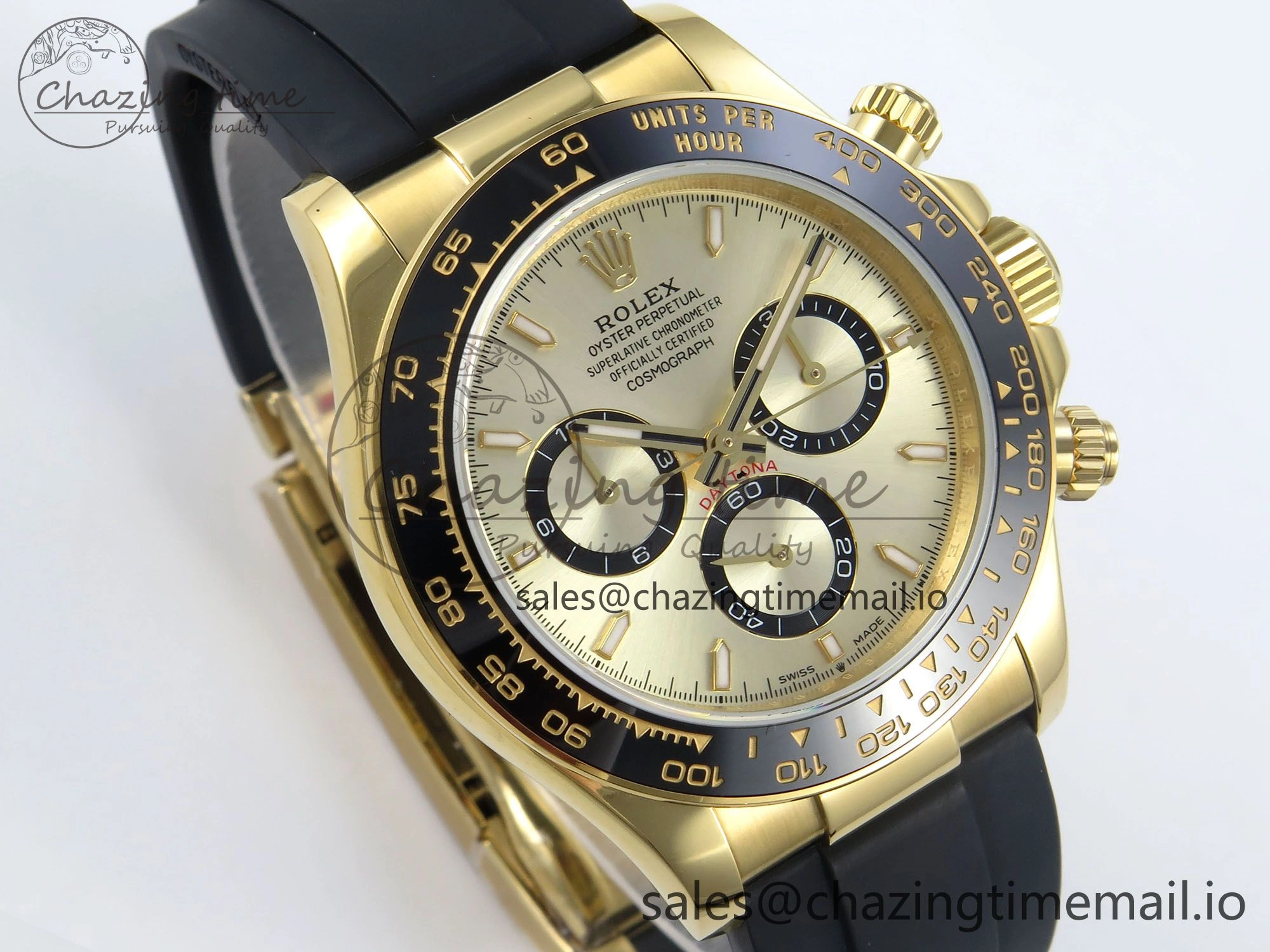 Daytona 126518 QF 1:1 Best Edition YG Dial on Oysterflex Strap QF4131 V Trendsetting 4269