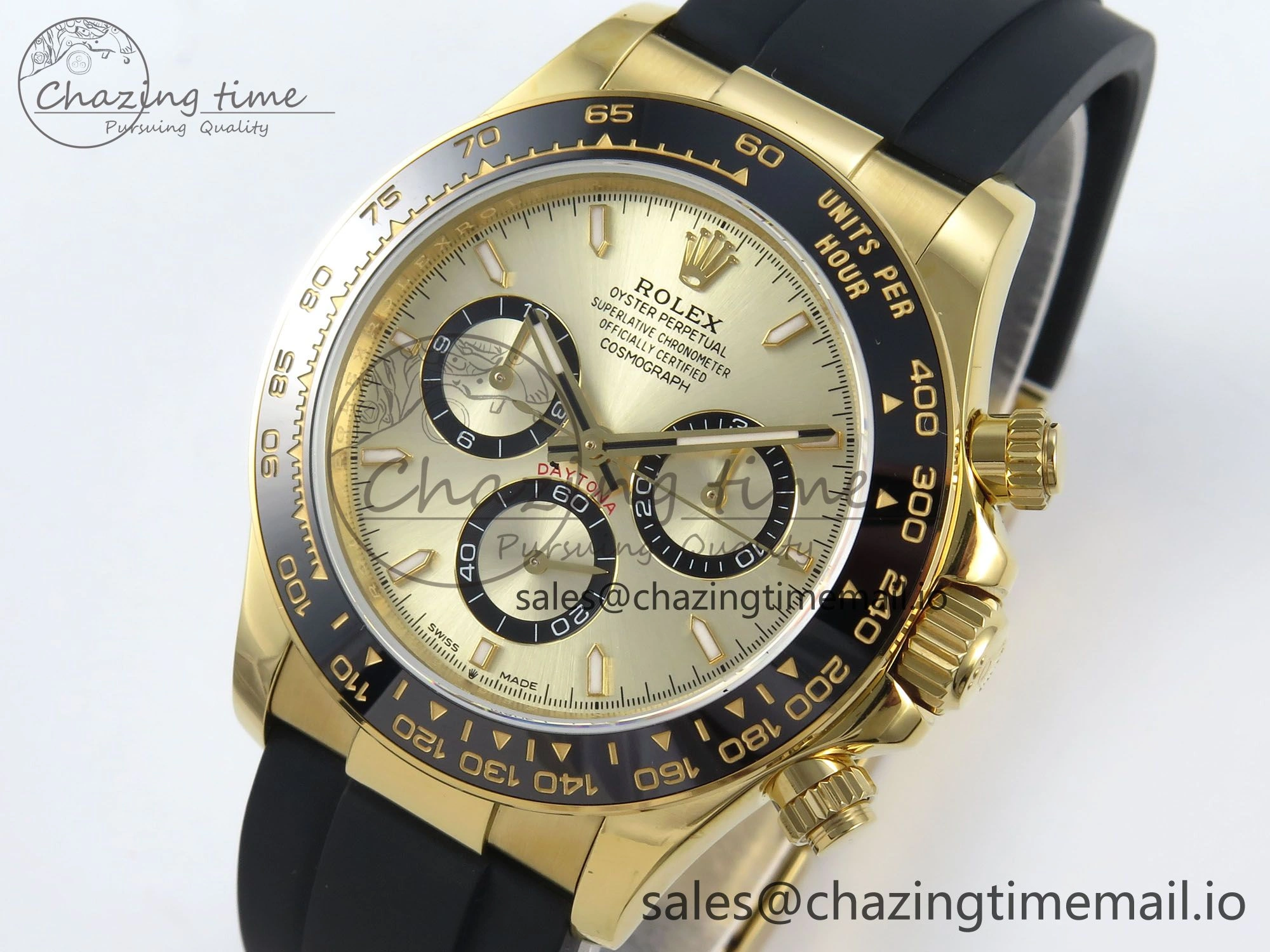 Daytona 126518 QF 1:1 Best Edition YG Dial on Oysterflex Strap QF4131 V Trendsetting 4269