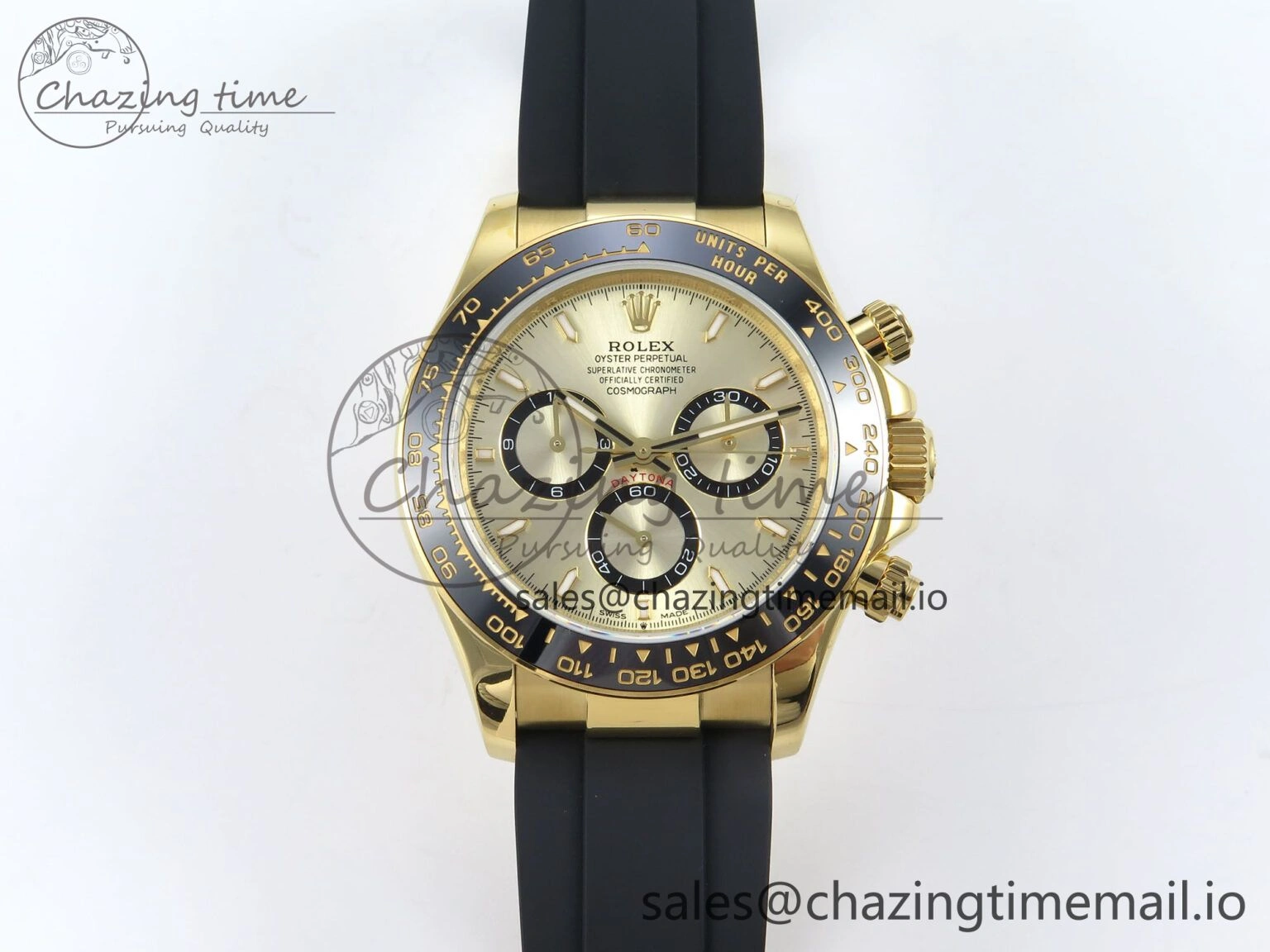 Daytona 126518 QF 1:1 Best Edition YG Dial on Oysterflex Strap QF4131 V Trendsetting 4269